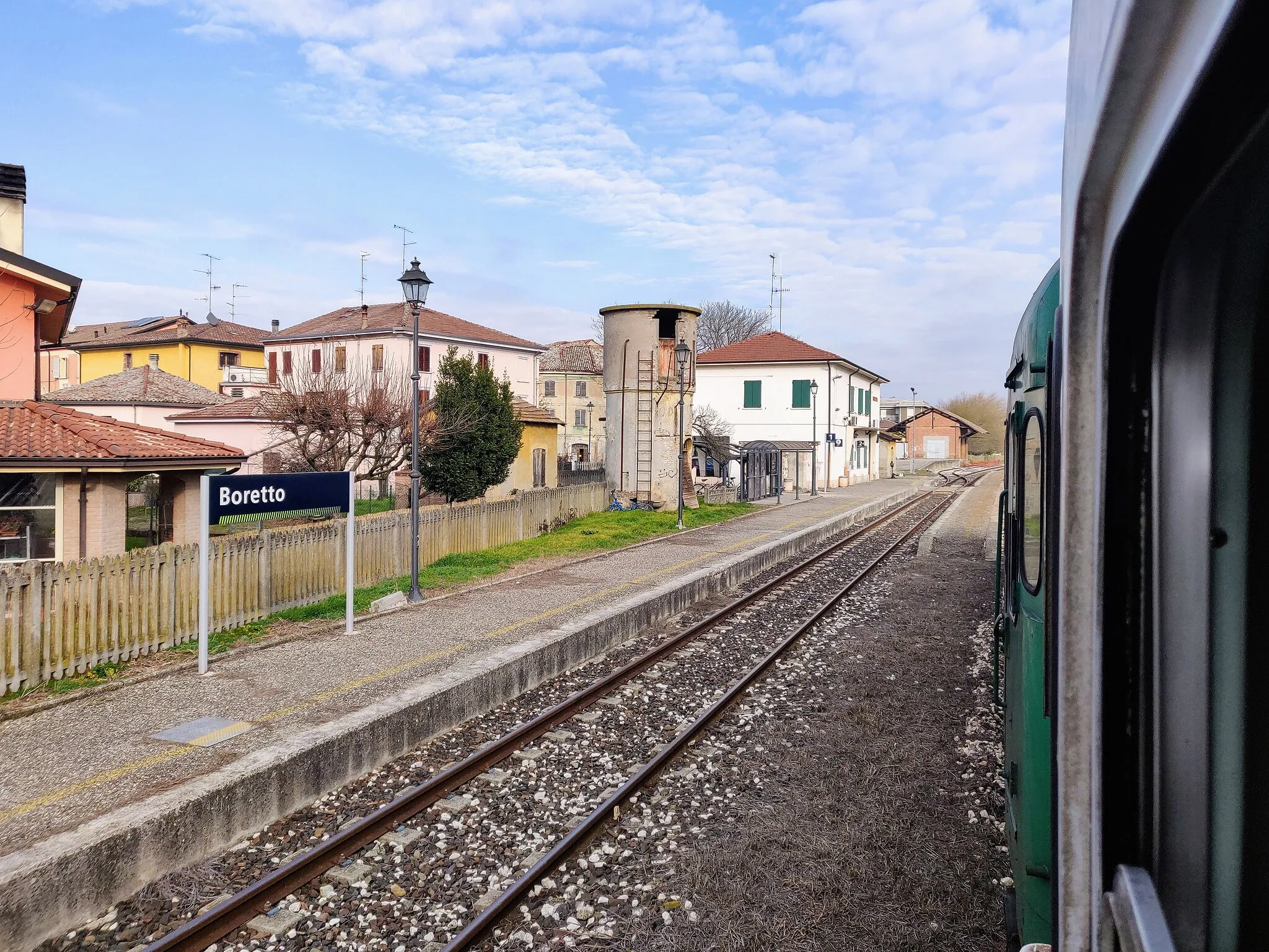 Photo showing: La stazione ferroviaria di Boretto, il 4 febbraio 2022.