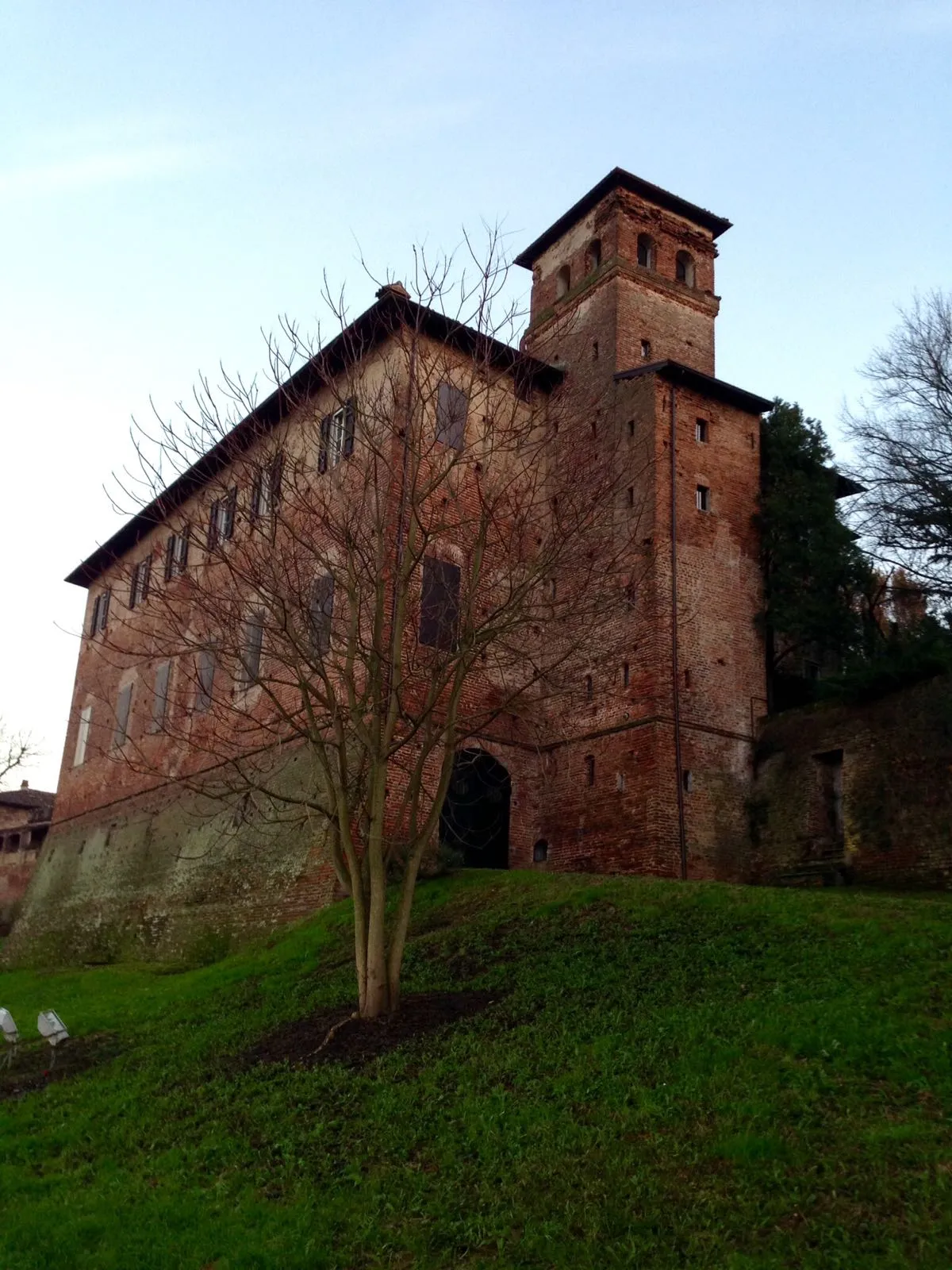 Photo showing: Sarmato - Detail of castle