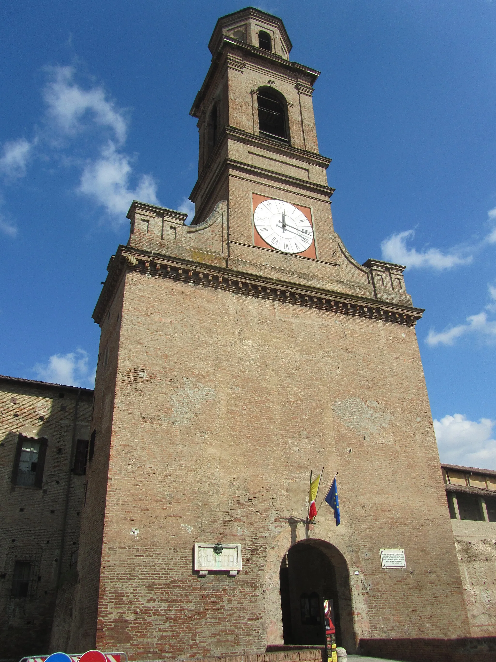 Photo showing: Torre di vedetta della rocca di Novellara, provincia di Reggio nell'Emilia.