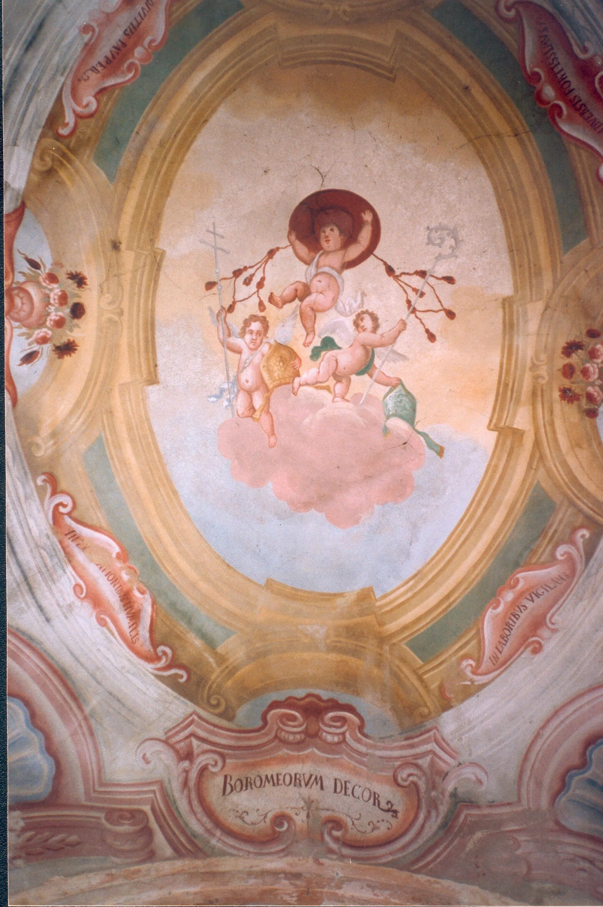 Photo showing: Medaglione nel soffitto centrale