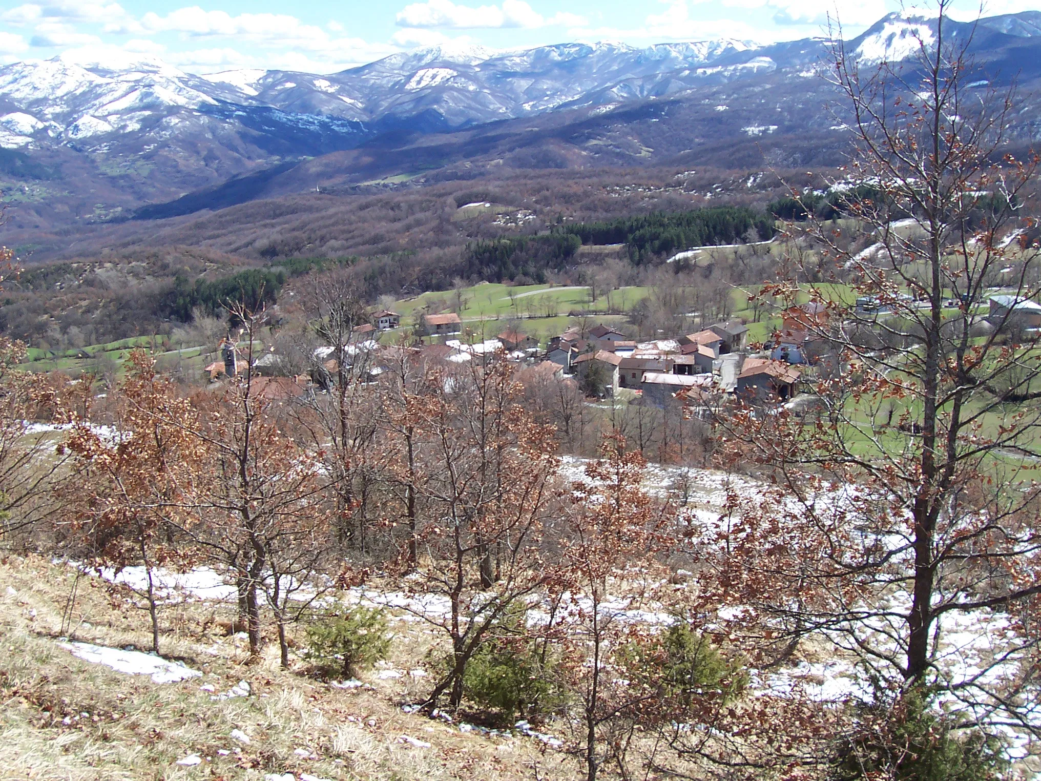 Photo showing: Grondone Sopra visto da una collina circostante
