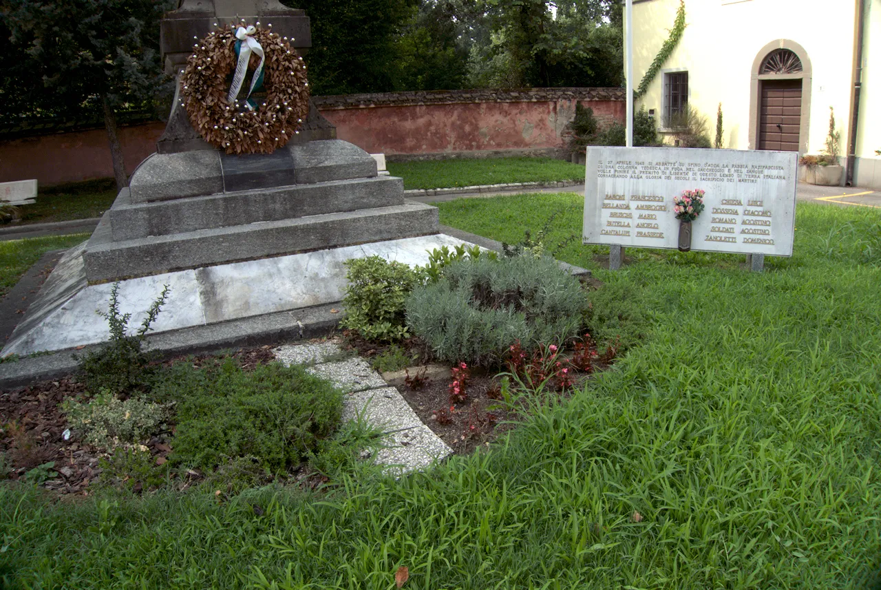 Photo showing: War memorial in Spino d'Adda, province of Cremona