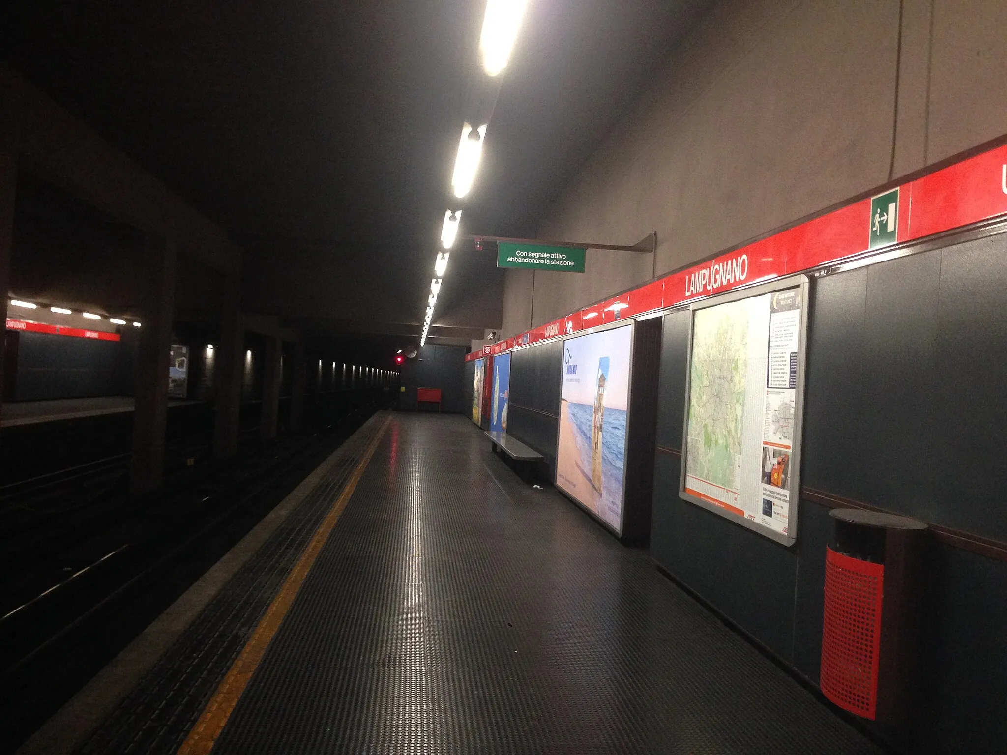 Photo showing: Lampugnano Metro 1 Station in Milano