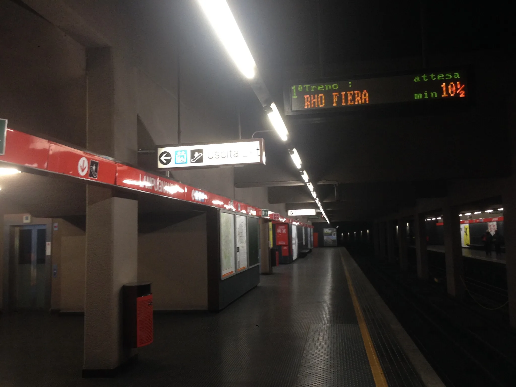 Photo showing: Lampugnano Metro 1 Station in Milano