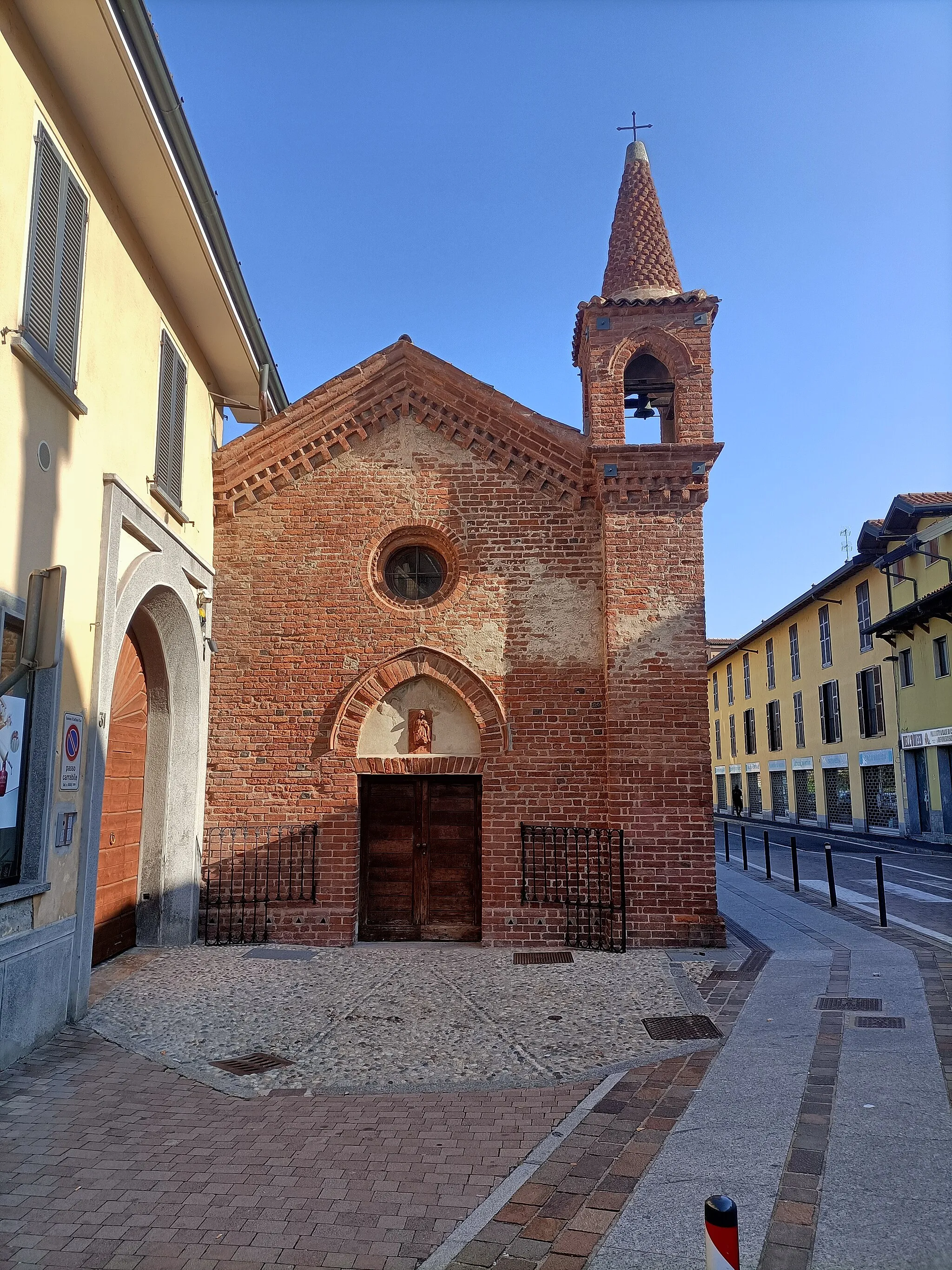 Photo showing: L'oratorio di San Giovanni Battista a Cascine Olona, frazione di Settimo Milanese.