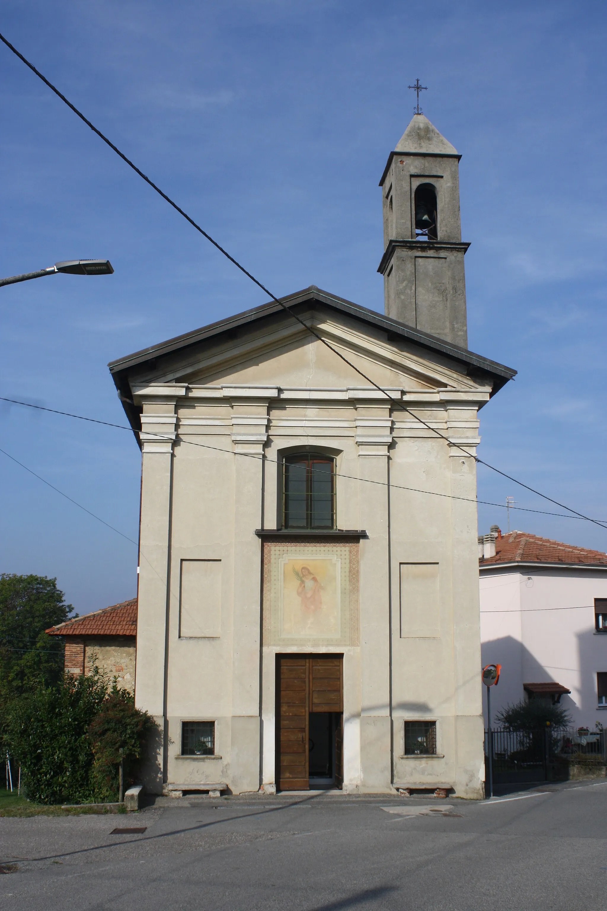 Photo showing: La chiesa di Sant'Eurosia a Menzago, frazione di Sumirago.