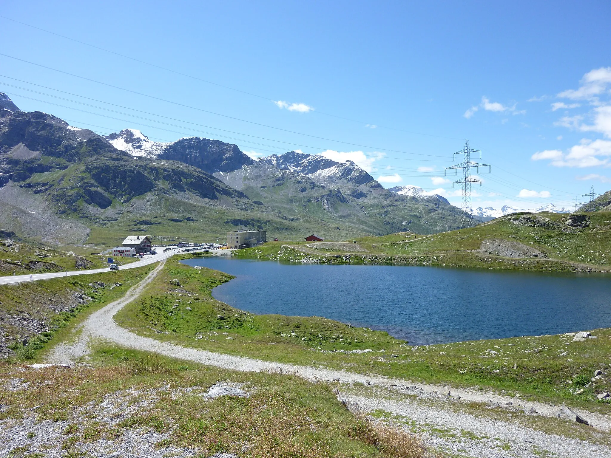 Photo showing: Berninapass - Hospiz und Lagh da la Cruseta