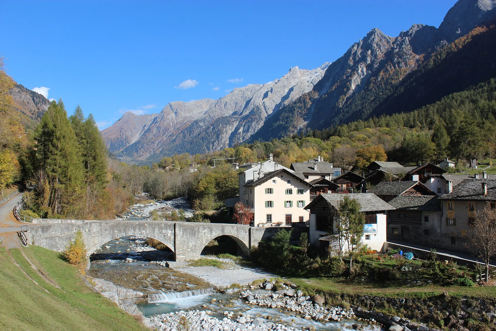 Photo showing: Brücke in de:Stampa