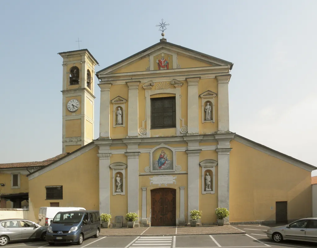 Photo showing: La chiesa parrocchiale di San Zenone al Lambro, dedicata a San Zenone Vescovo.