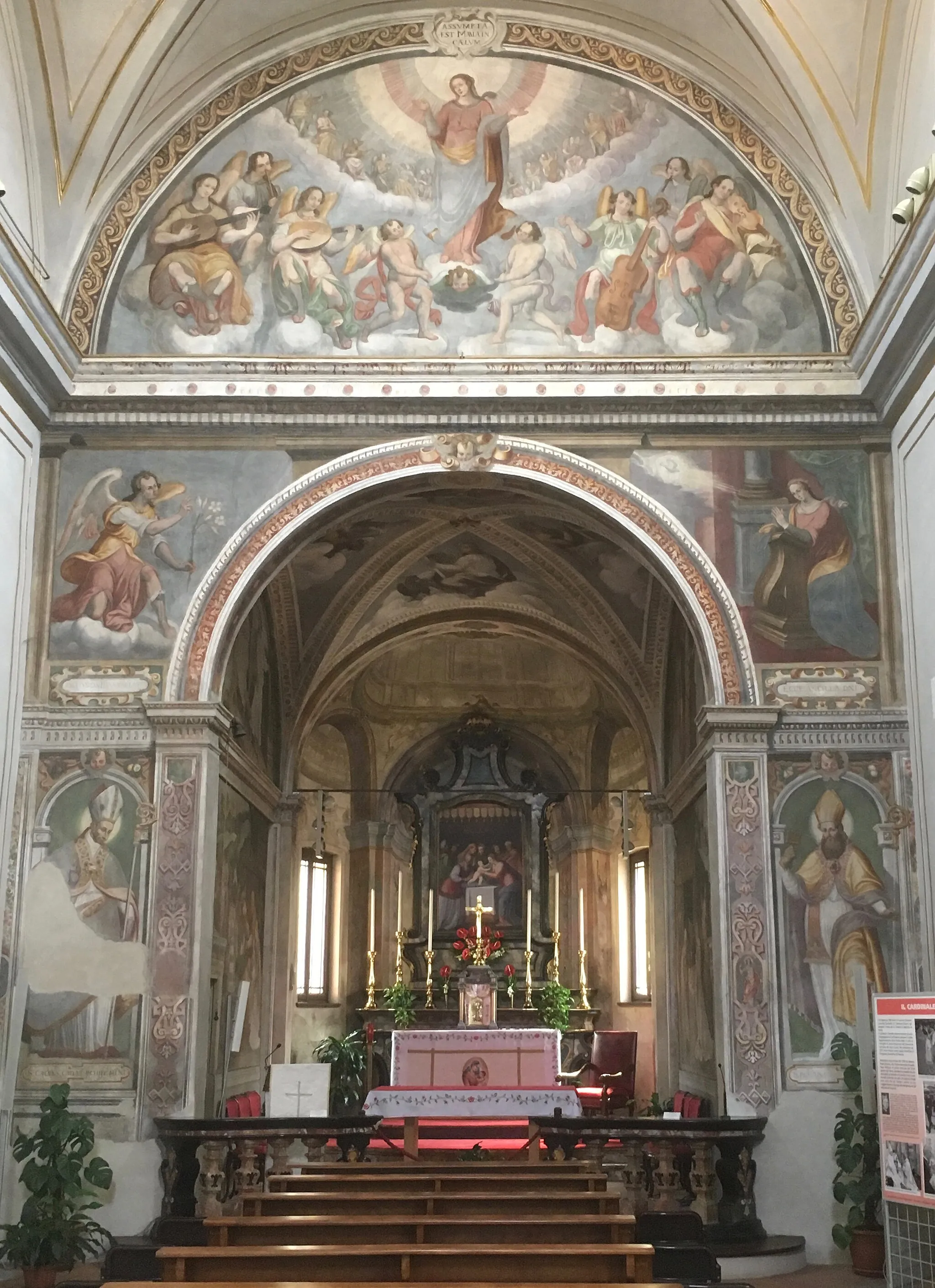 Photo showing: Santa Maria della Purificazione: Annunciazione e Assunzione della Vergine