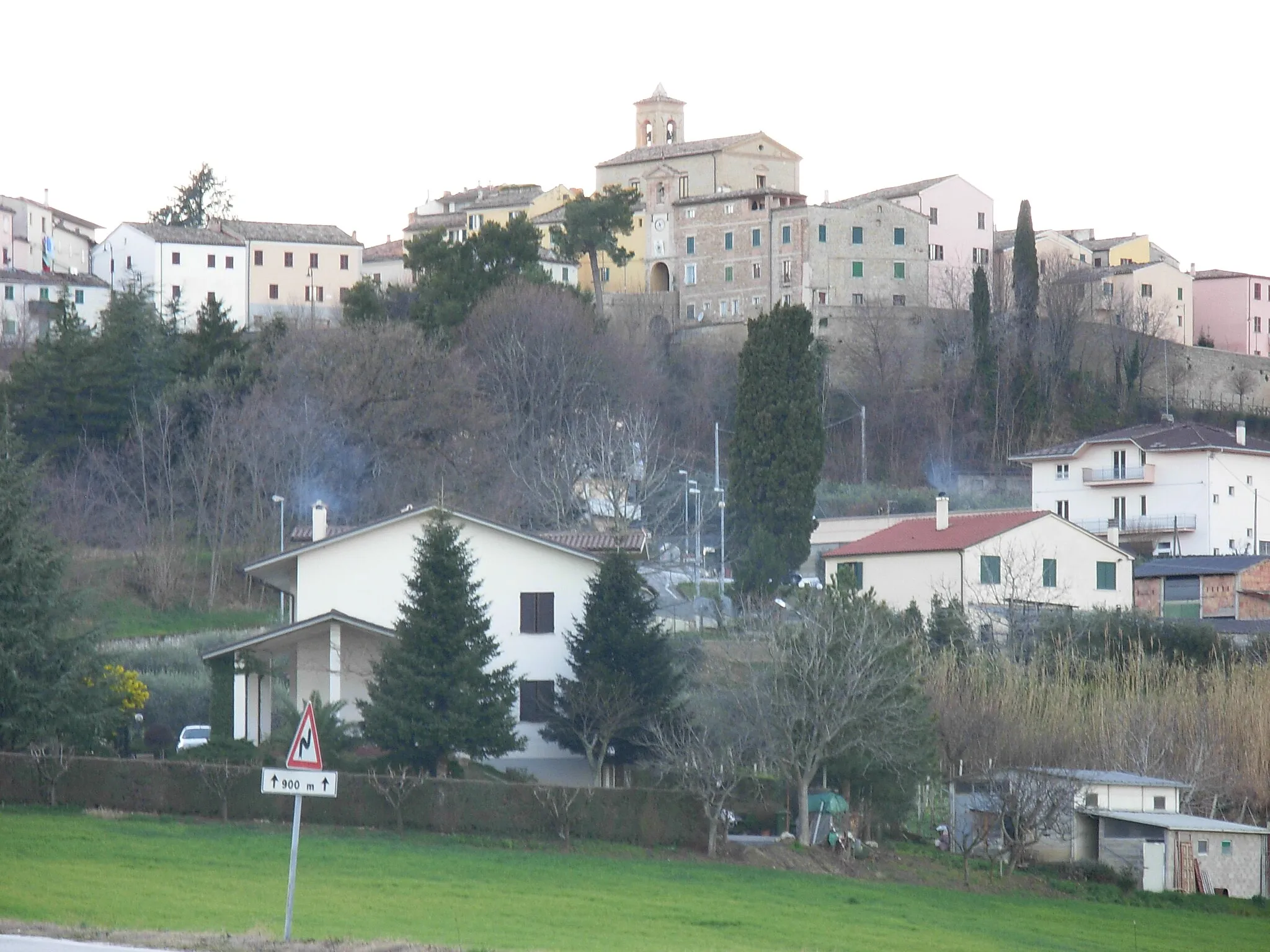 Photo showing: Foto panoramica di Mergo, piccolo castello nella provincia di Ancona