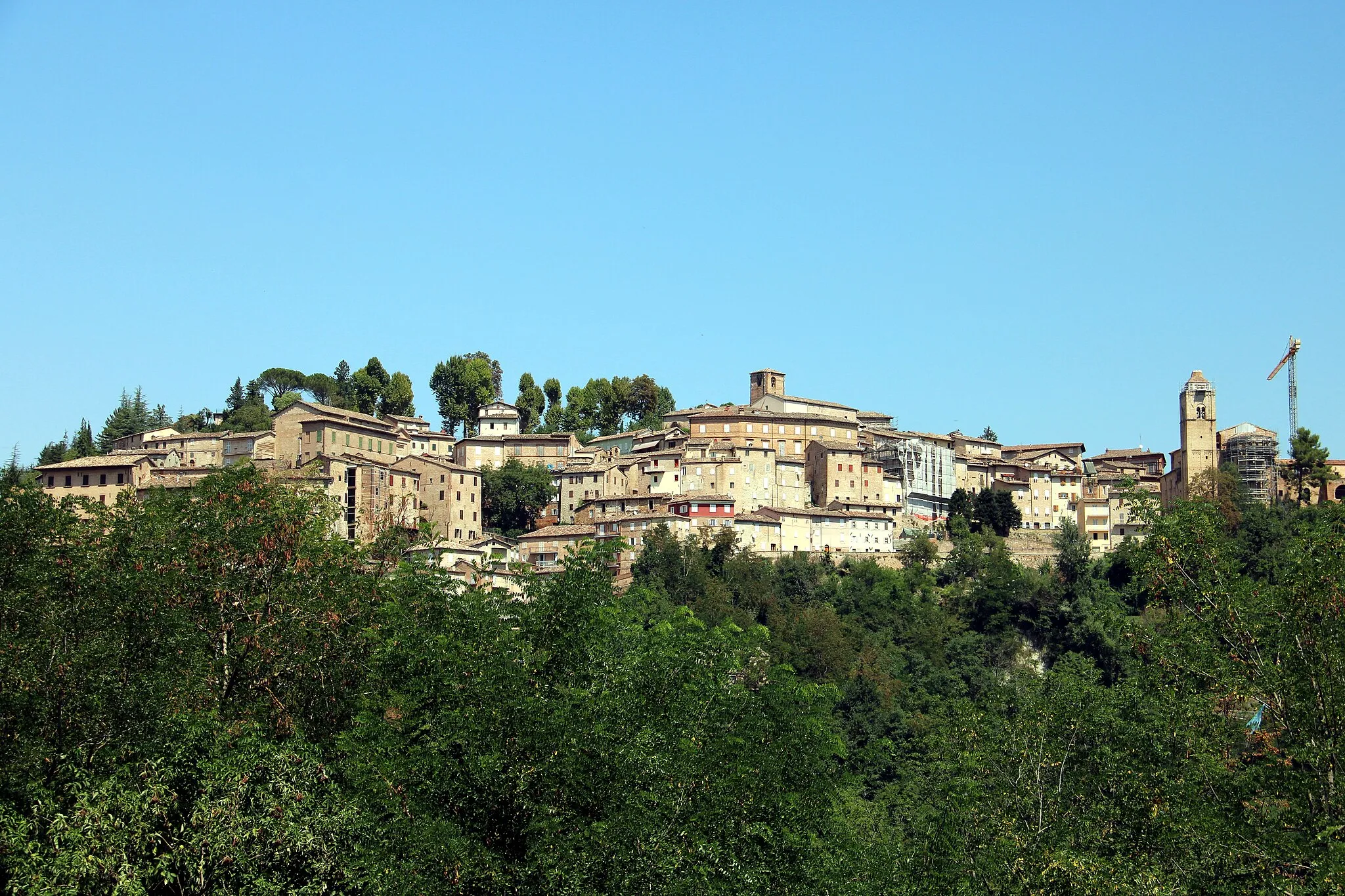 Photo showing: Cammino Francescano della Marca, Amandola