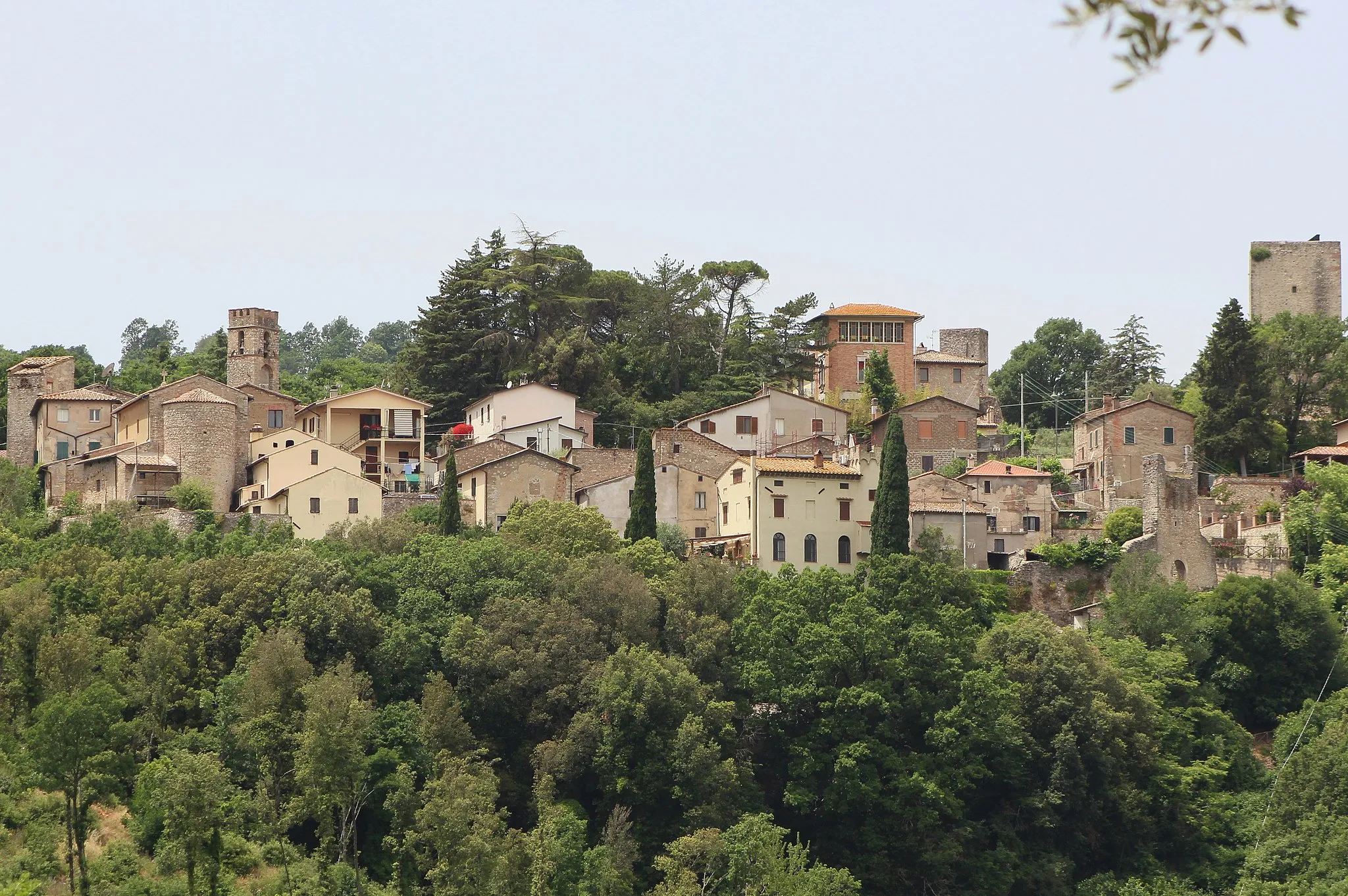 Photo showing: Panorama of Collicello, hamlet of Amelia, Province of Terni, Umbria, Italy