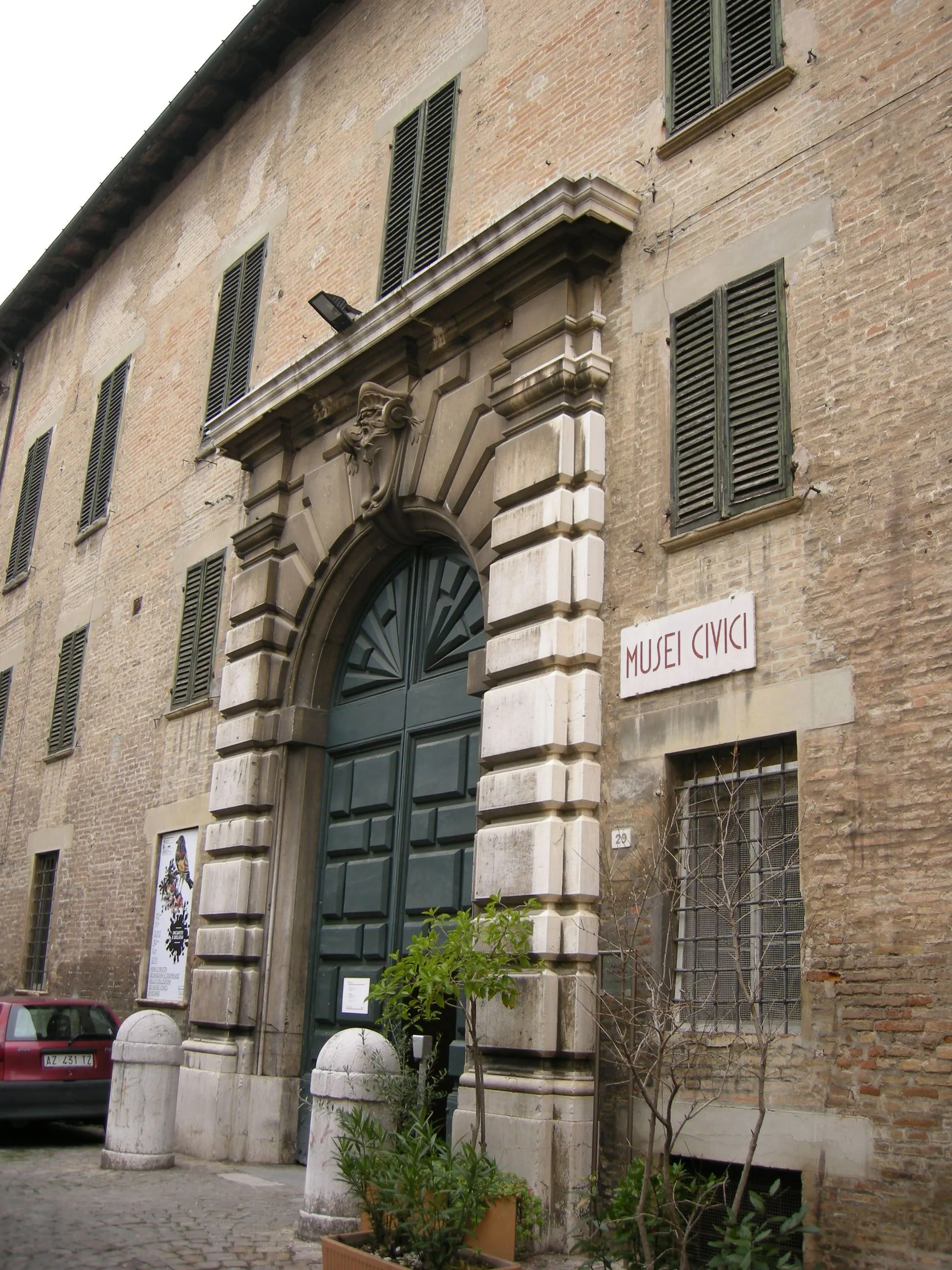 Photo showing: Pesaro, musei civici, entrata
