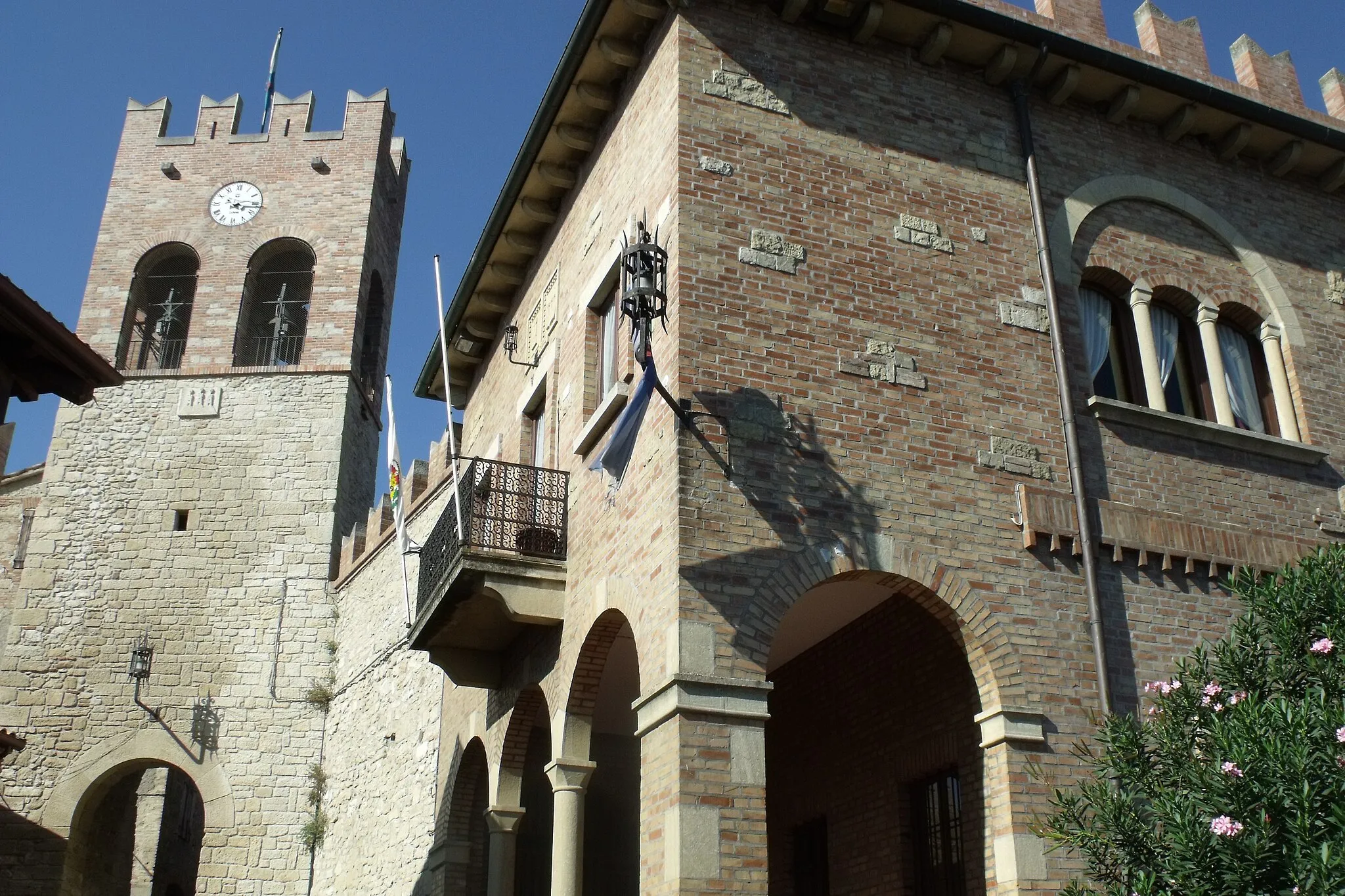 Photo showing: The castle in Serravalle in San Marino (Castello dei Malatesta)