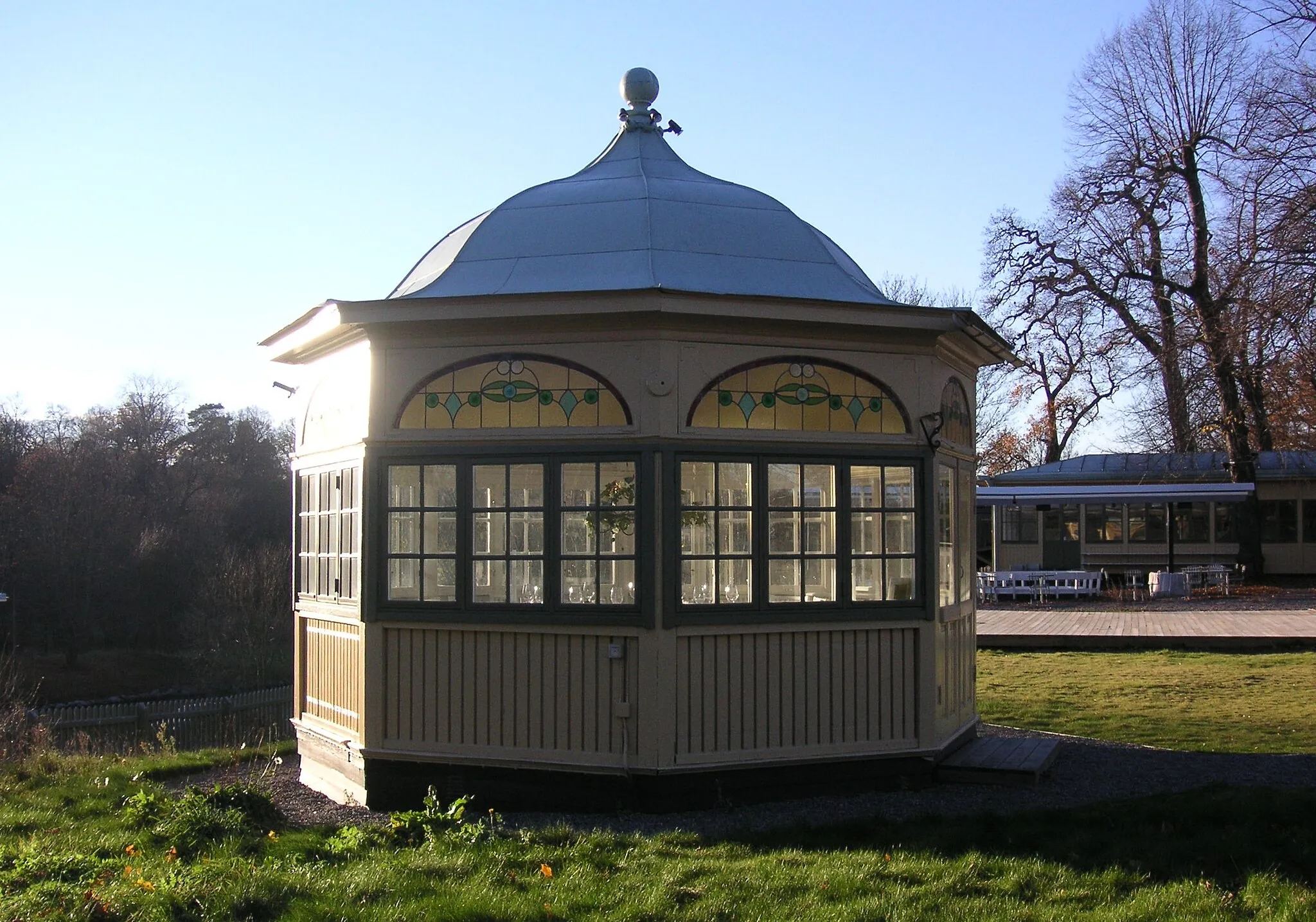 Photo showing: Djurgårdsbrunn på Gärdet, Stockholm