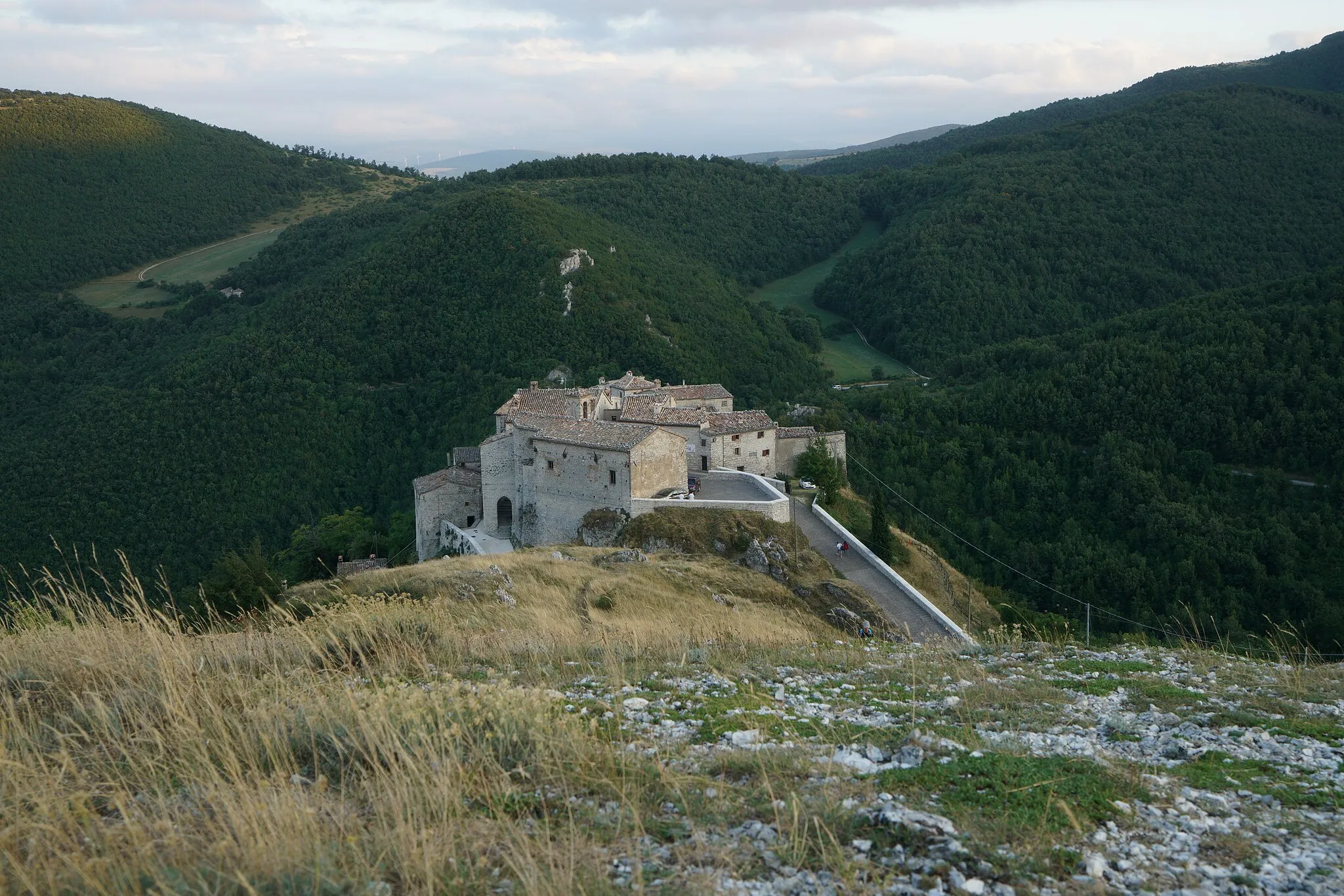 Photo showing: Panorama di Elcito (San Severino Marche)