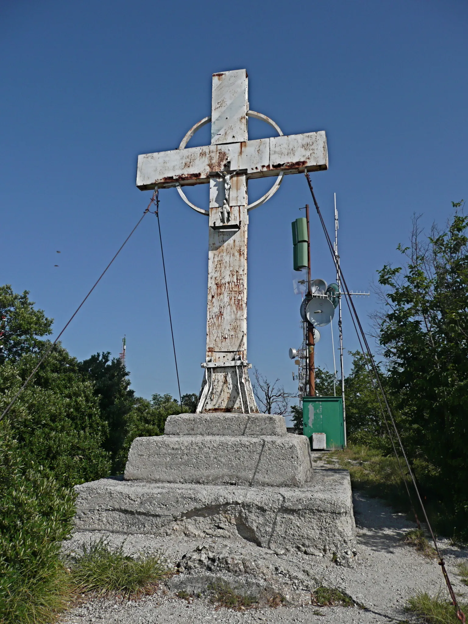 Photo showing: Croce sul Monte Ascensione