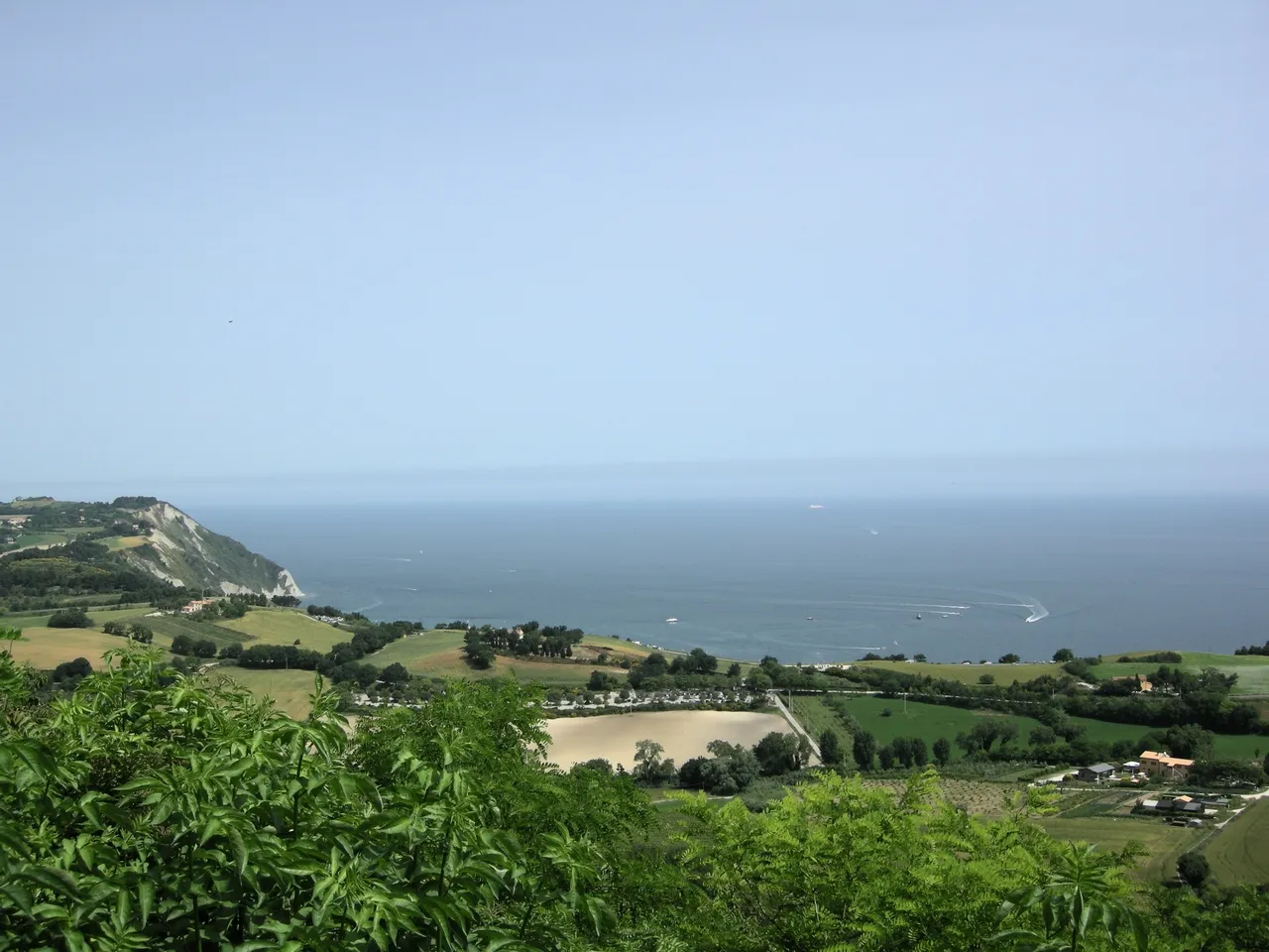 Photo showing: The Italian wine region of Conero near Ancona in Marche