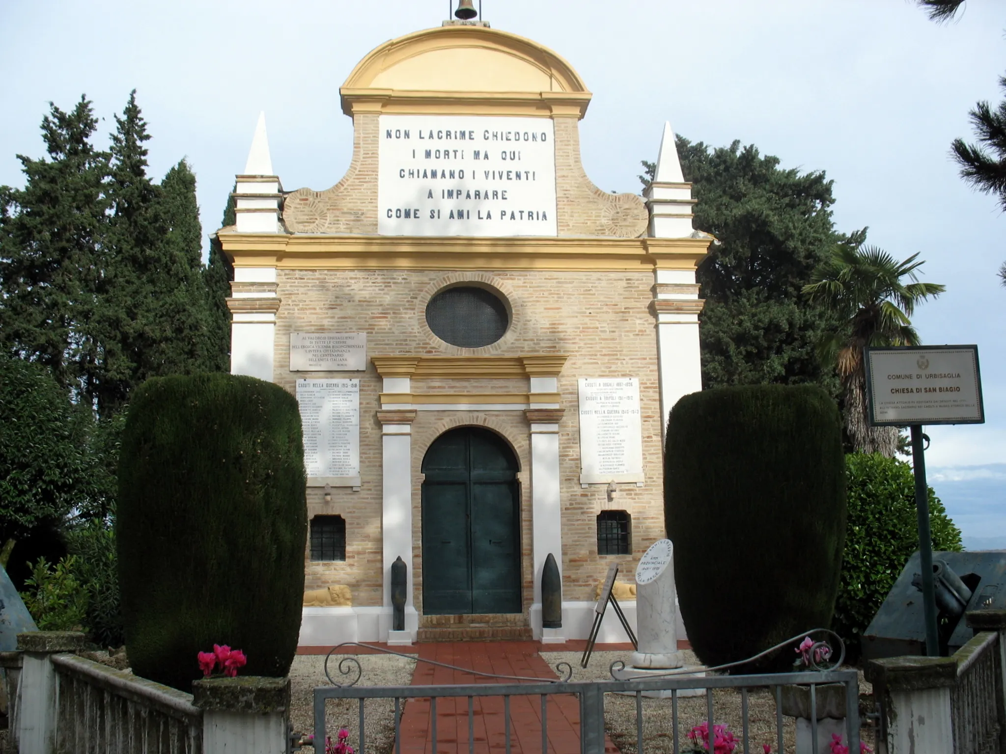 Photo showing: Chiesa di San Biagio - Museo delle armi