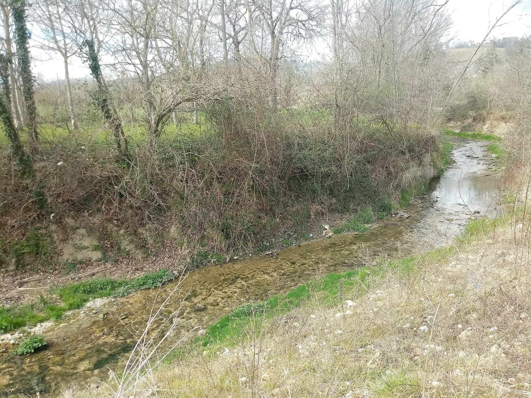 Photo showing: Fiastra river