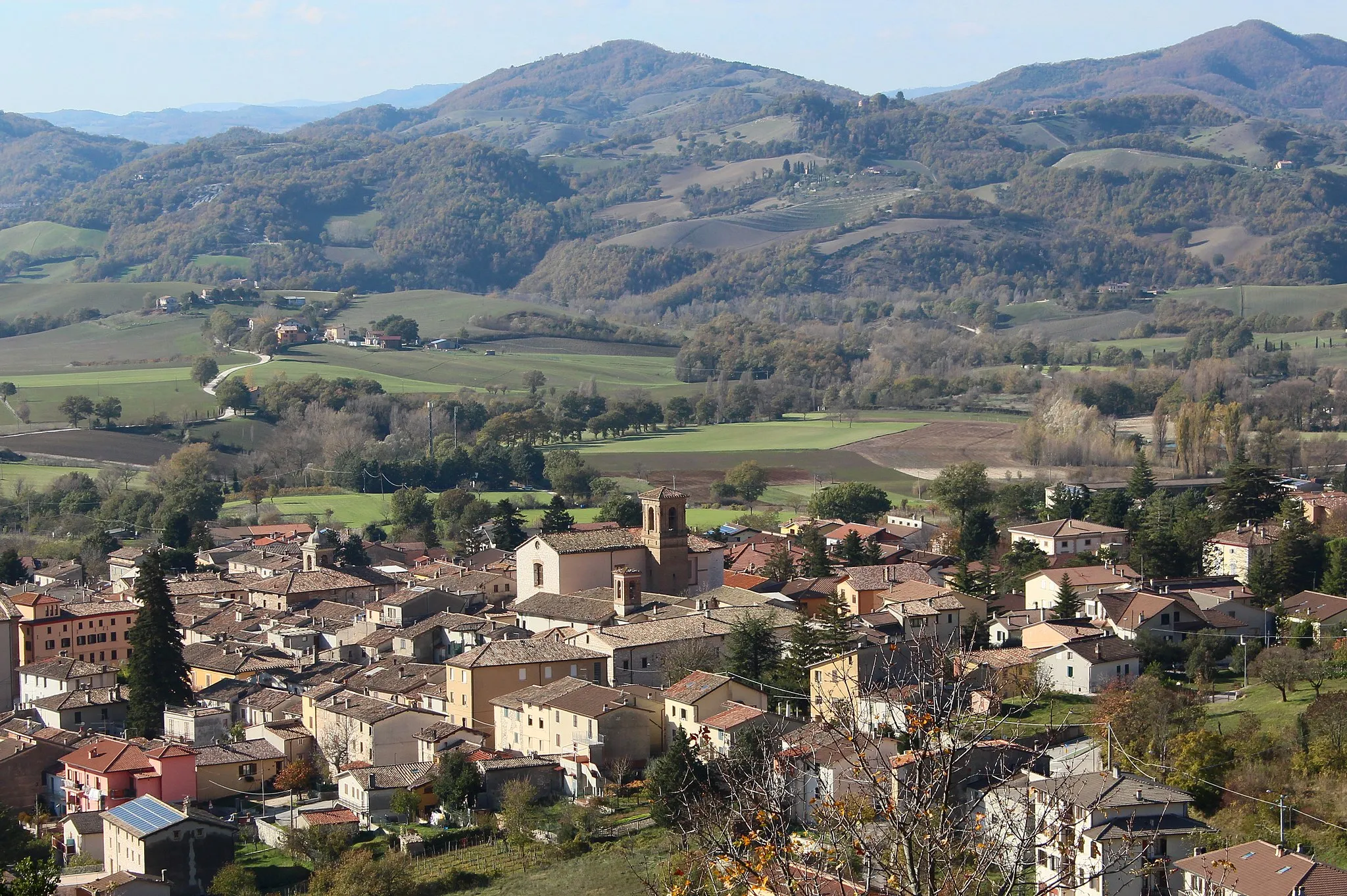 Photo showing: Panorama of Sigillo, Province of Perugia, Umbria, Italy