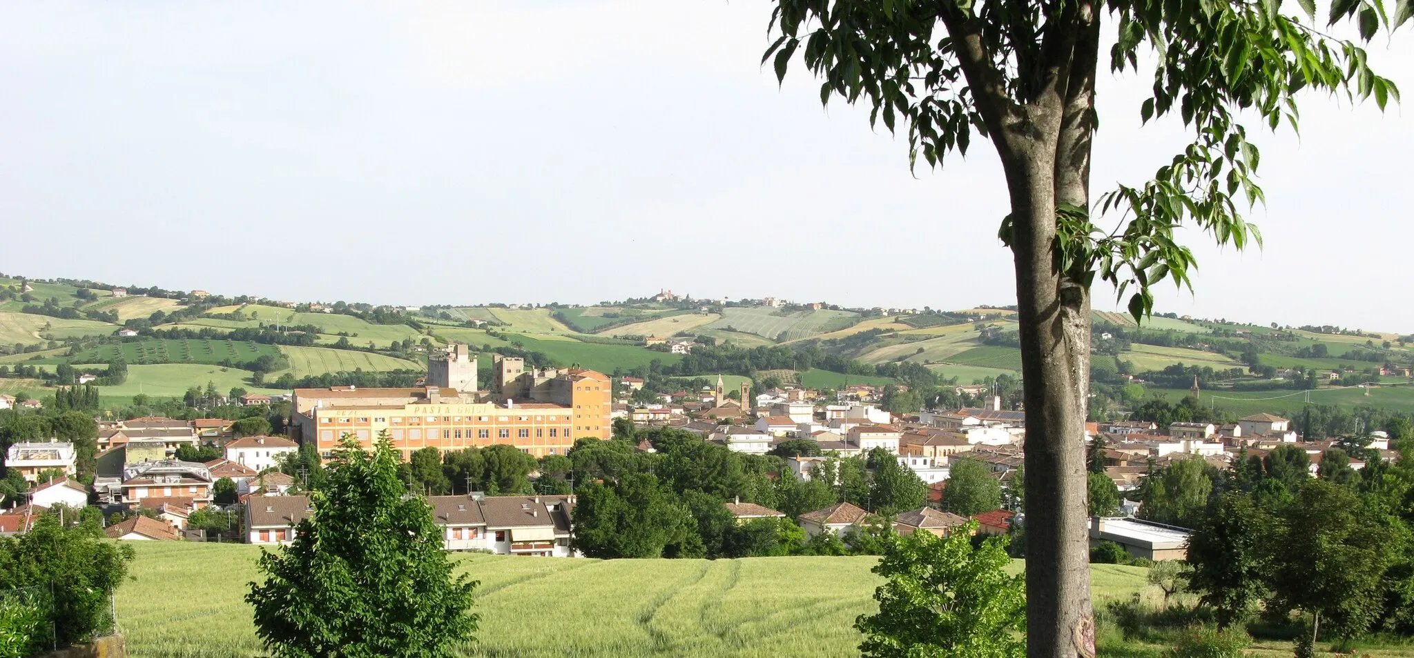 Photo showing: Panorama di Morciano di Romagna.