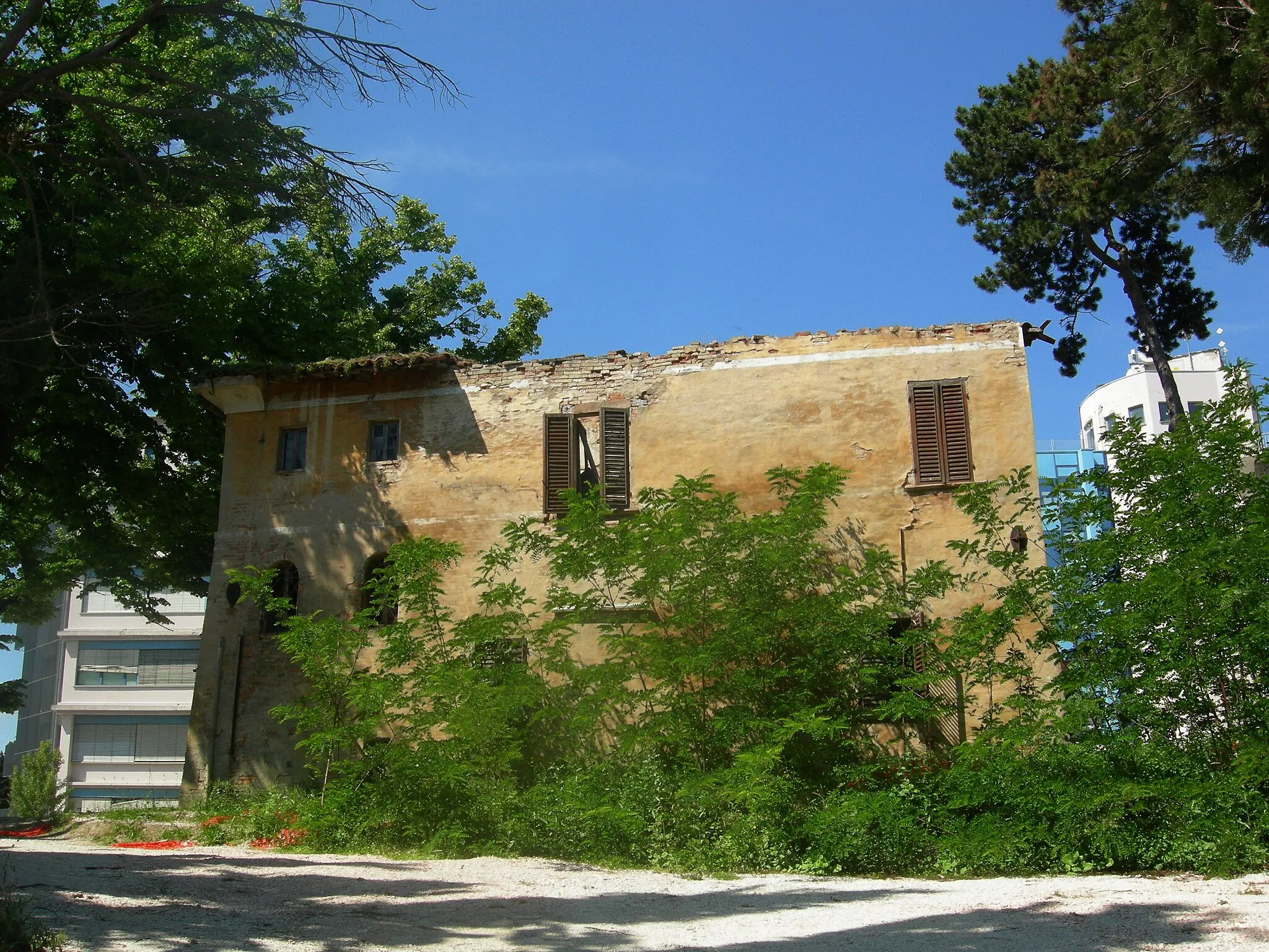 Photo showing: Facciata orientale di villa Padiglione in Urbino