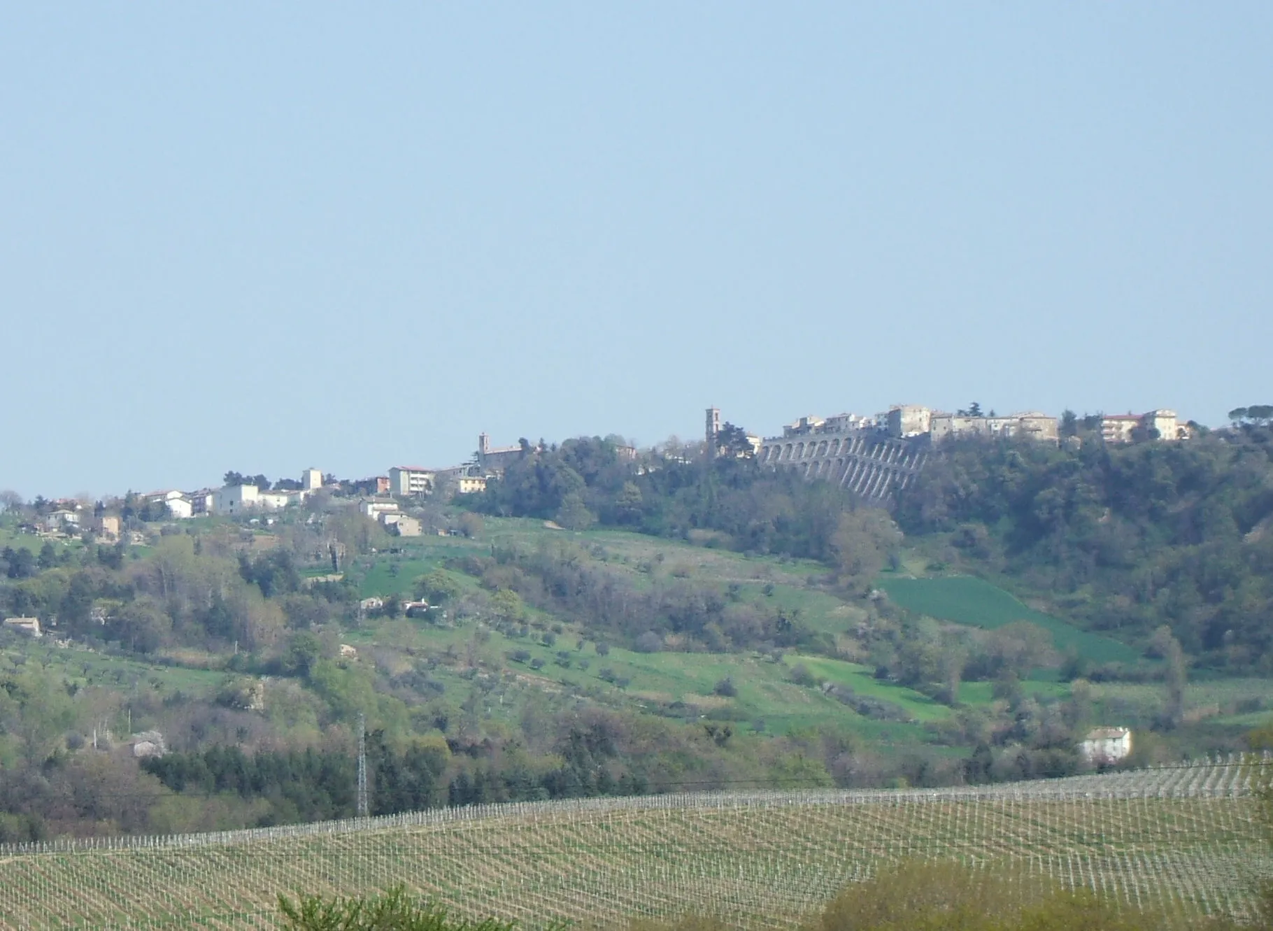 Photo showing: Vista of Maiolati Spontini