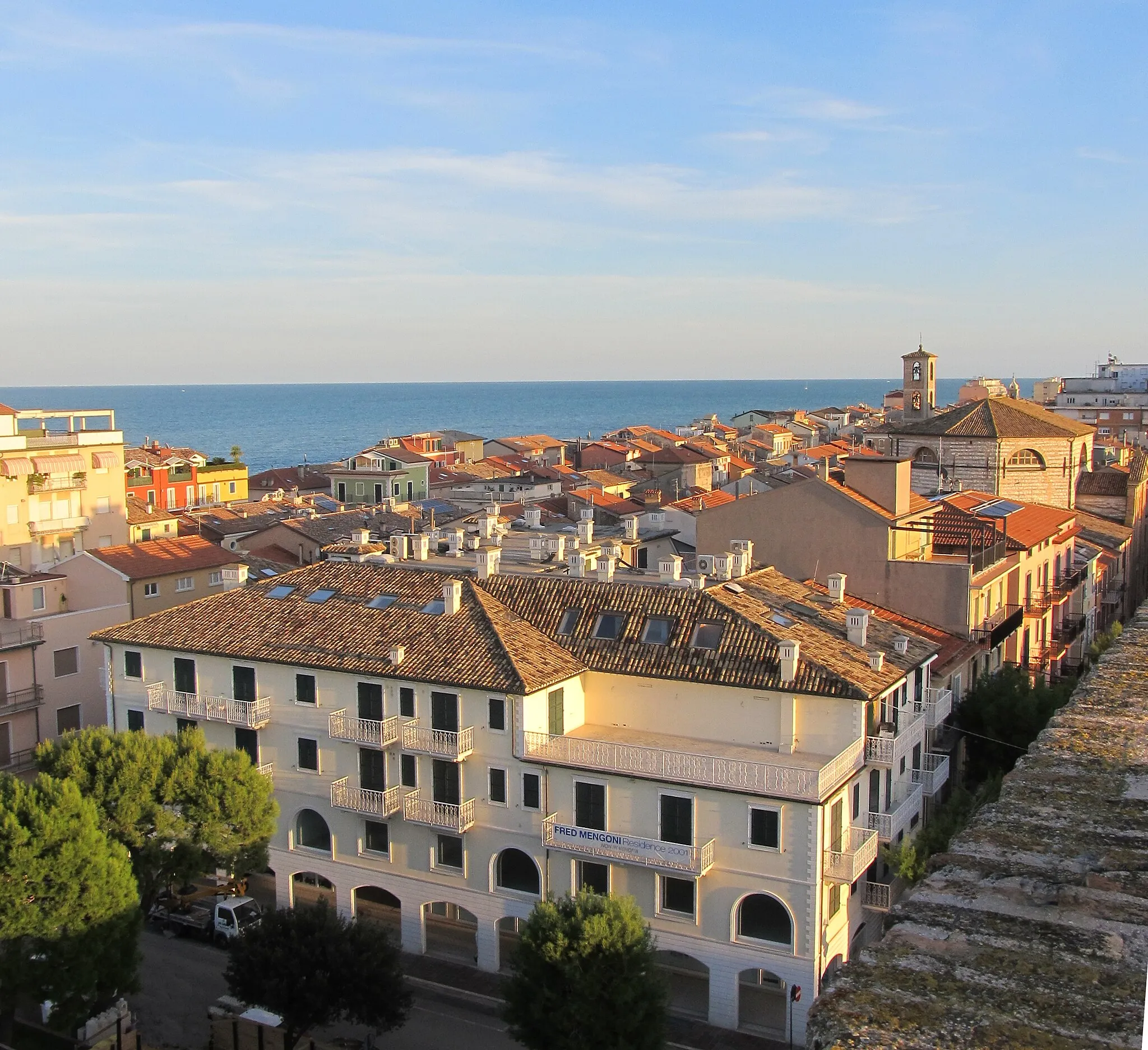 Photo showing: Landscape of Porto Recanati from Castle tower