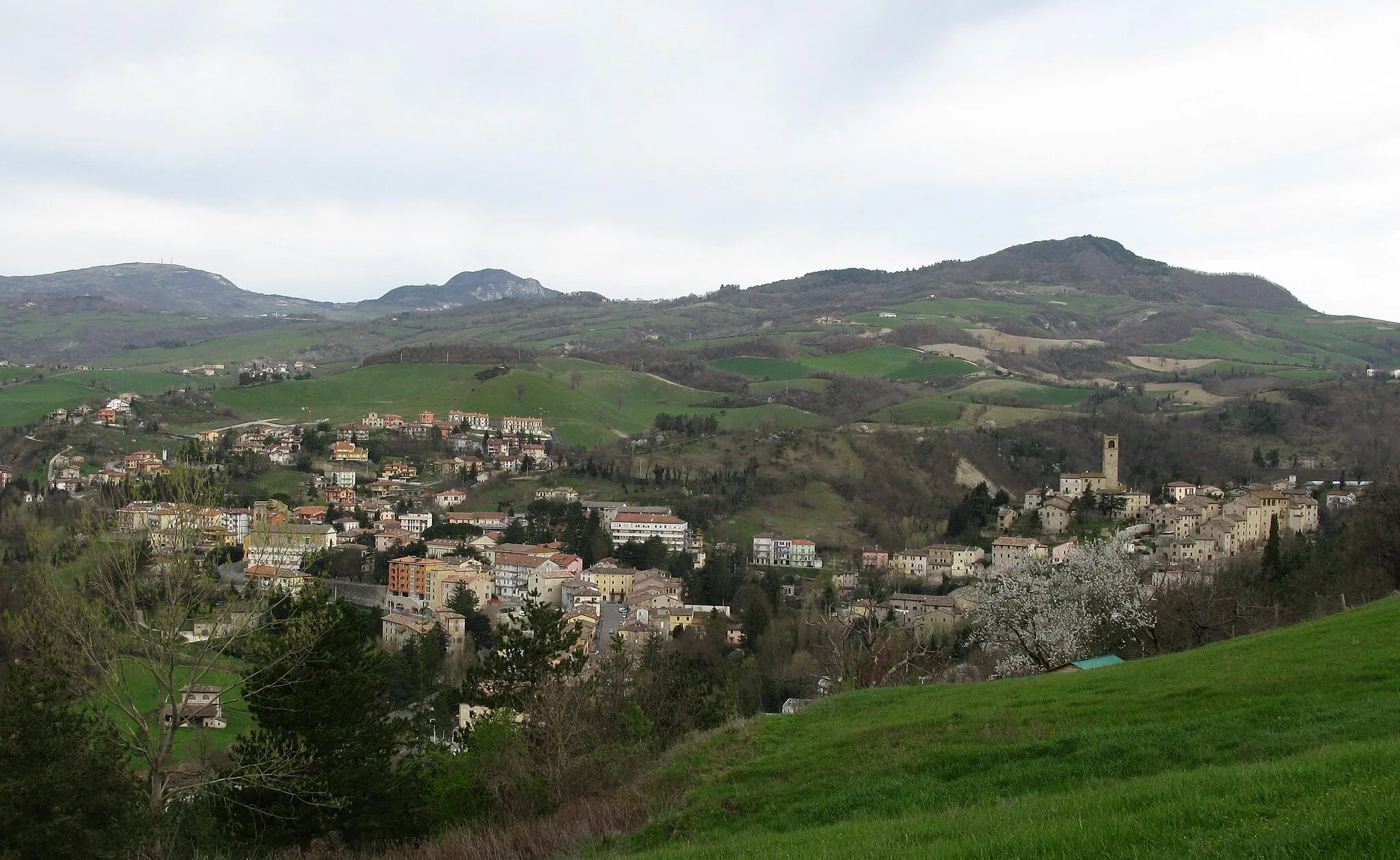 Photo showing: Panorama di Macerata Feltria.