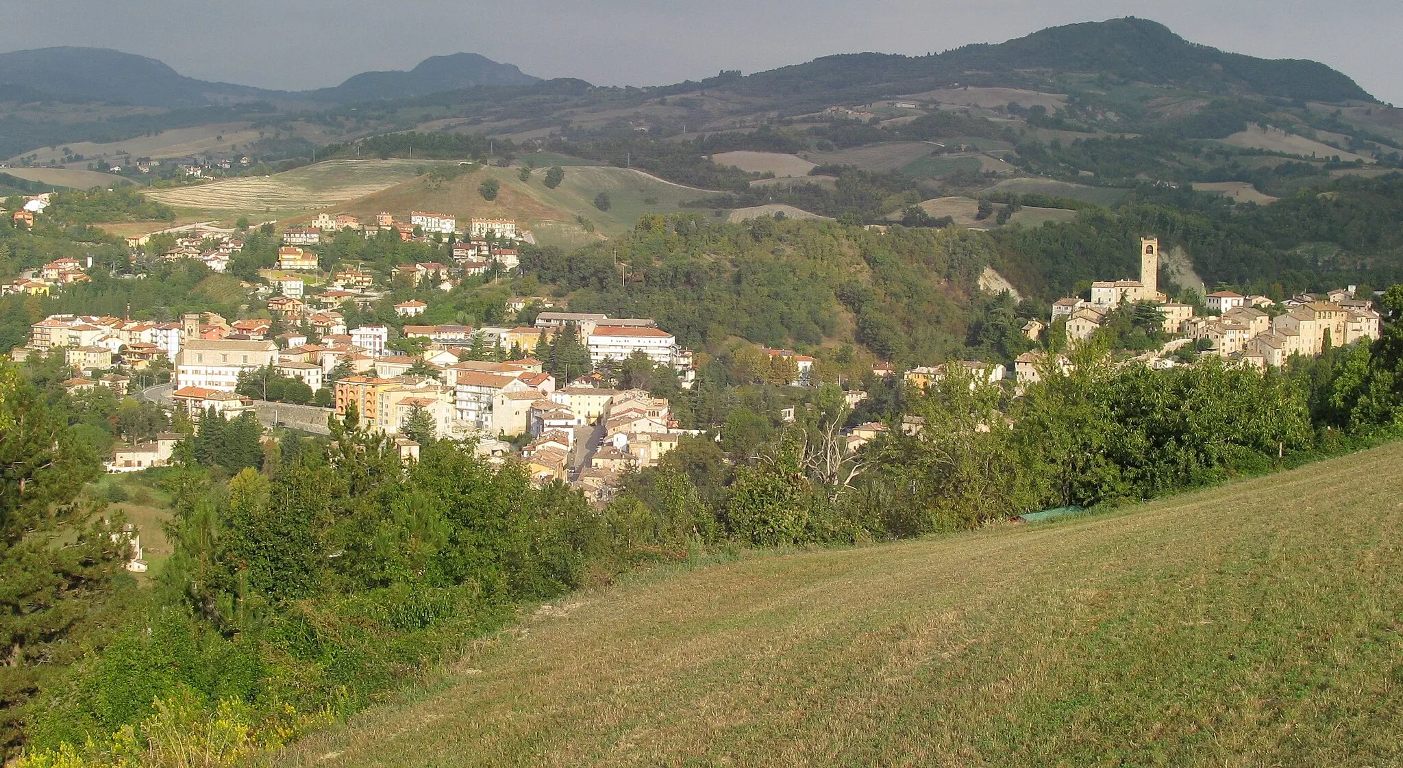 Photo showing: Panorama di Macerata Feltria.