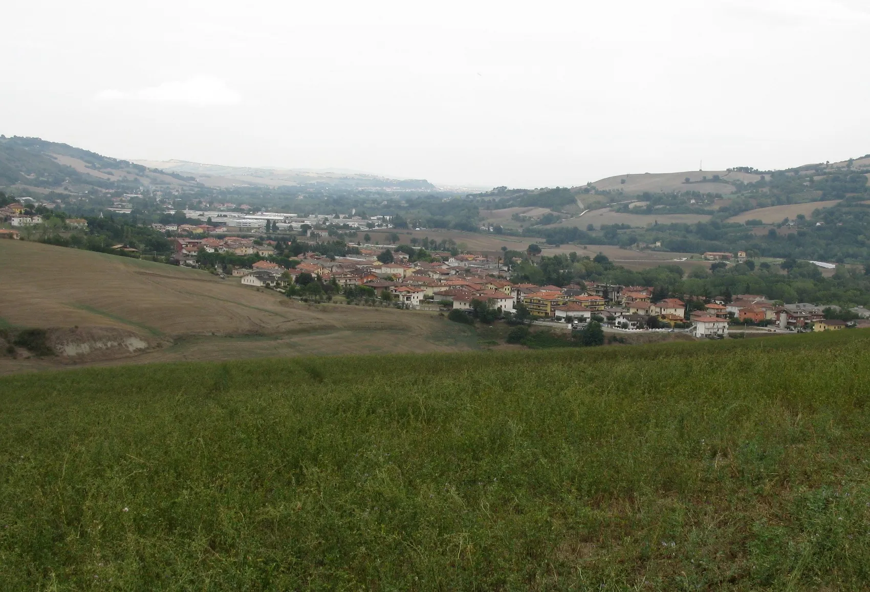 Photo showing: Panorama di Borgo Massano.