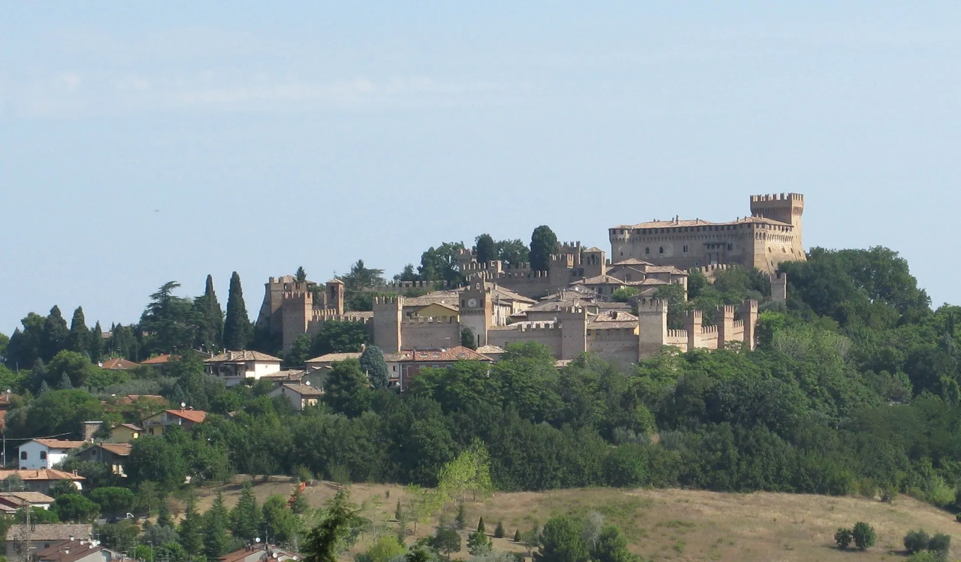 Photo showing: Panorama di Gradara.