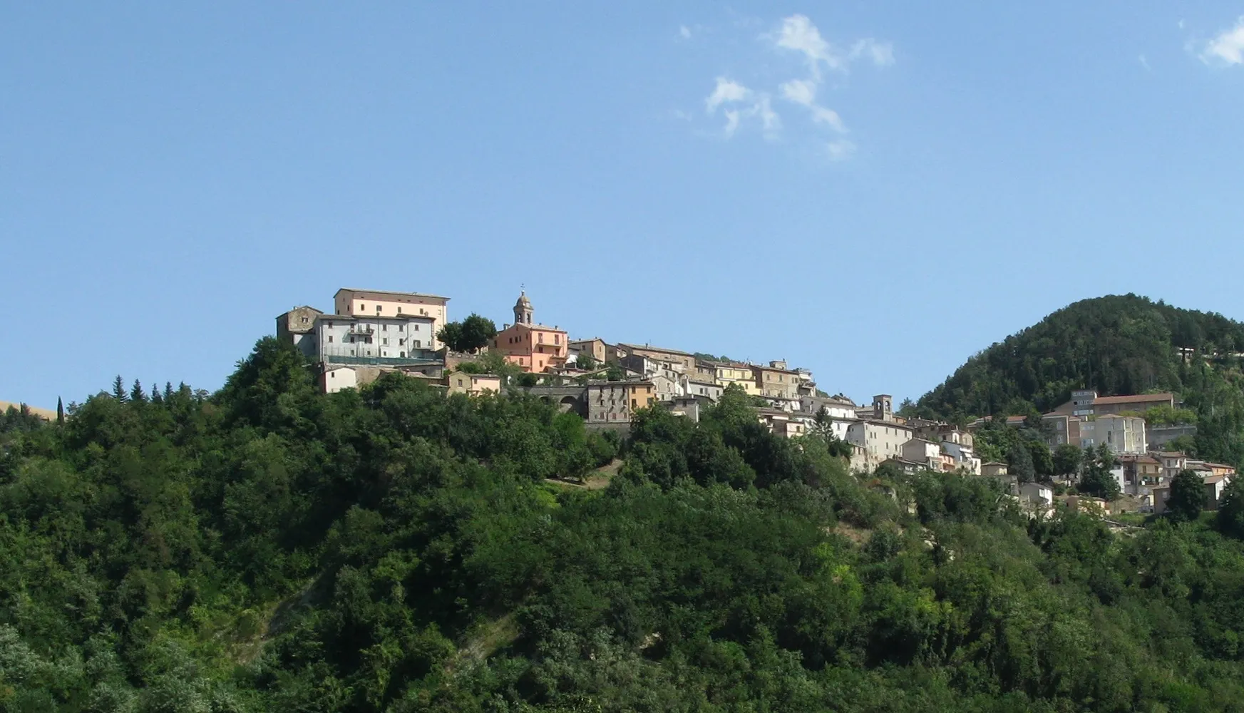 Photo showing: Panorama di Sassocorvaro.