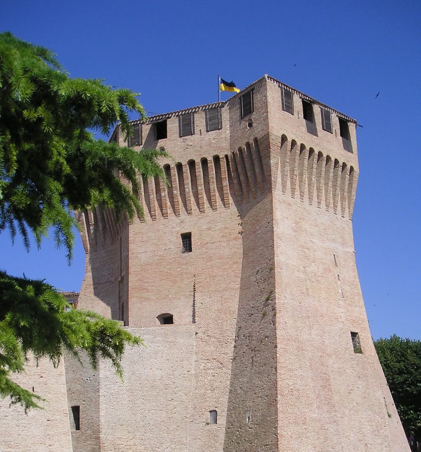 Photo showing: Mastio della Rocca Roveresca di Mondavio