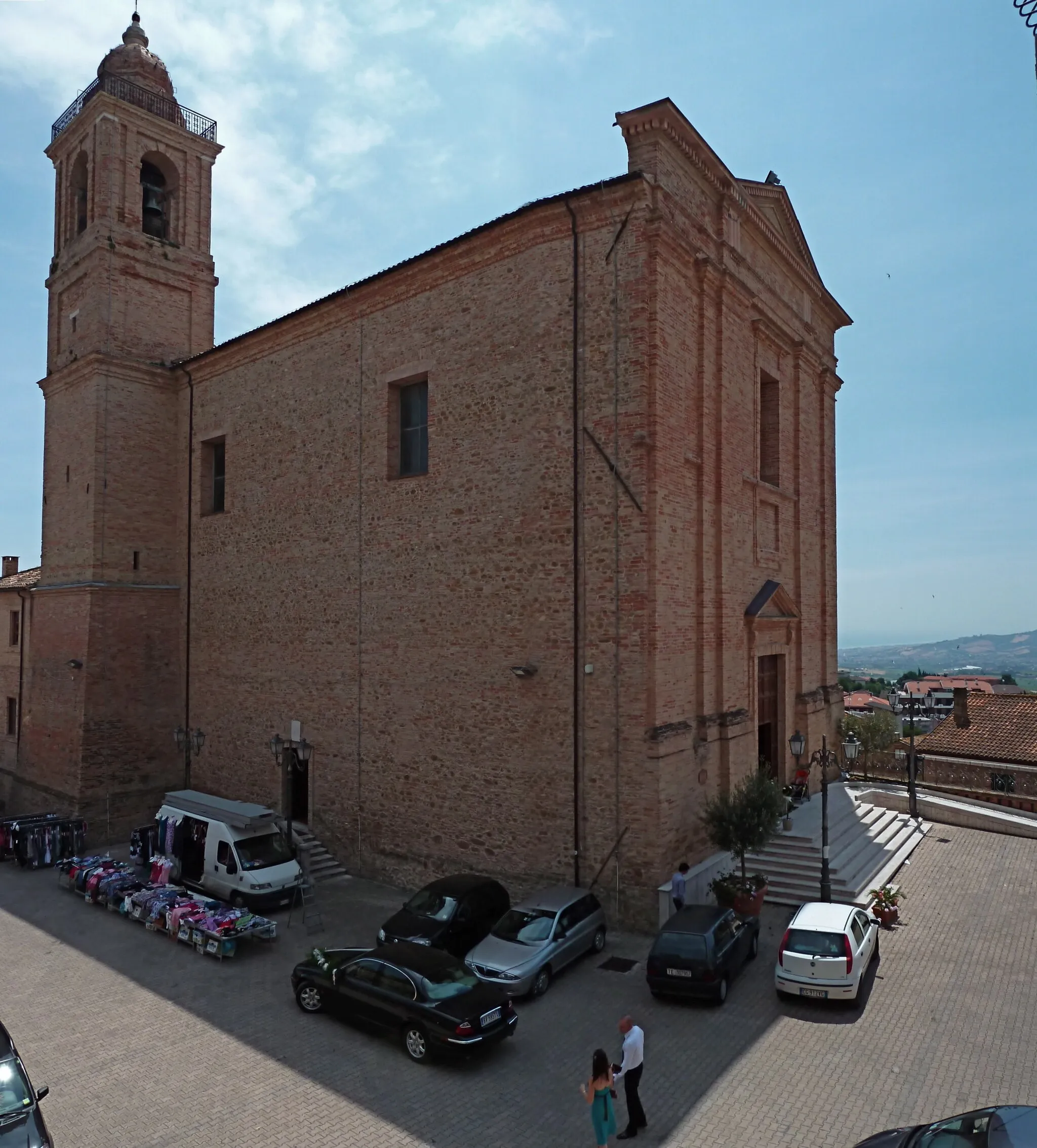 Photo showing: Piazza del Popolo e la Chiesa dei Santi Cipriano e Giustina