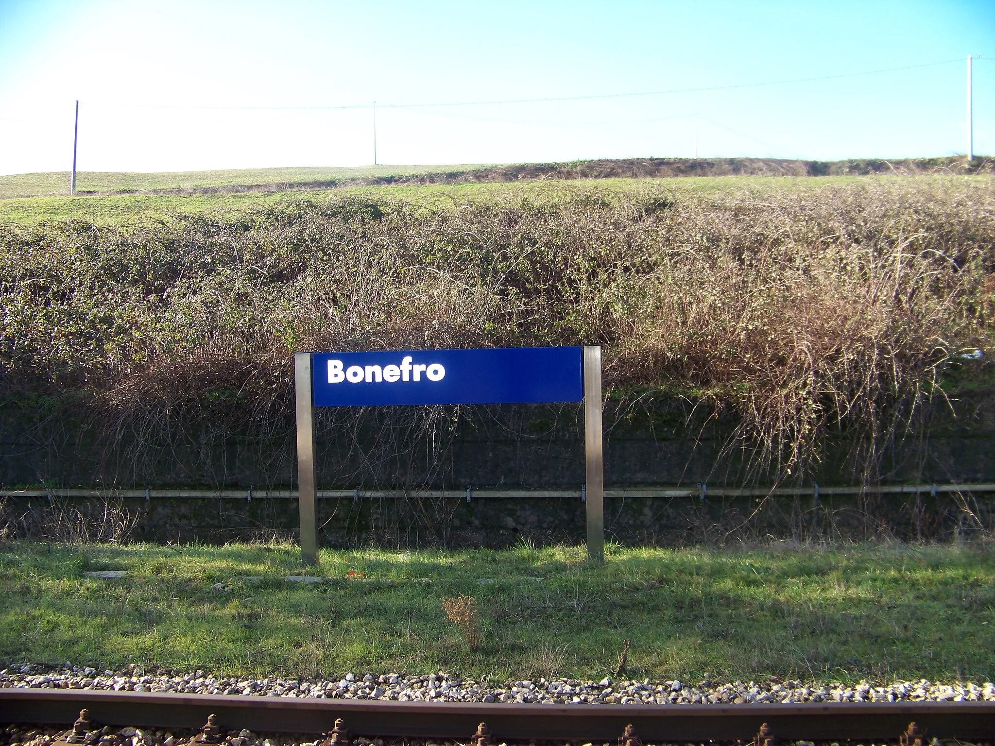 Photo showing: Stazione di Bonefro-Santa Croce.