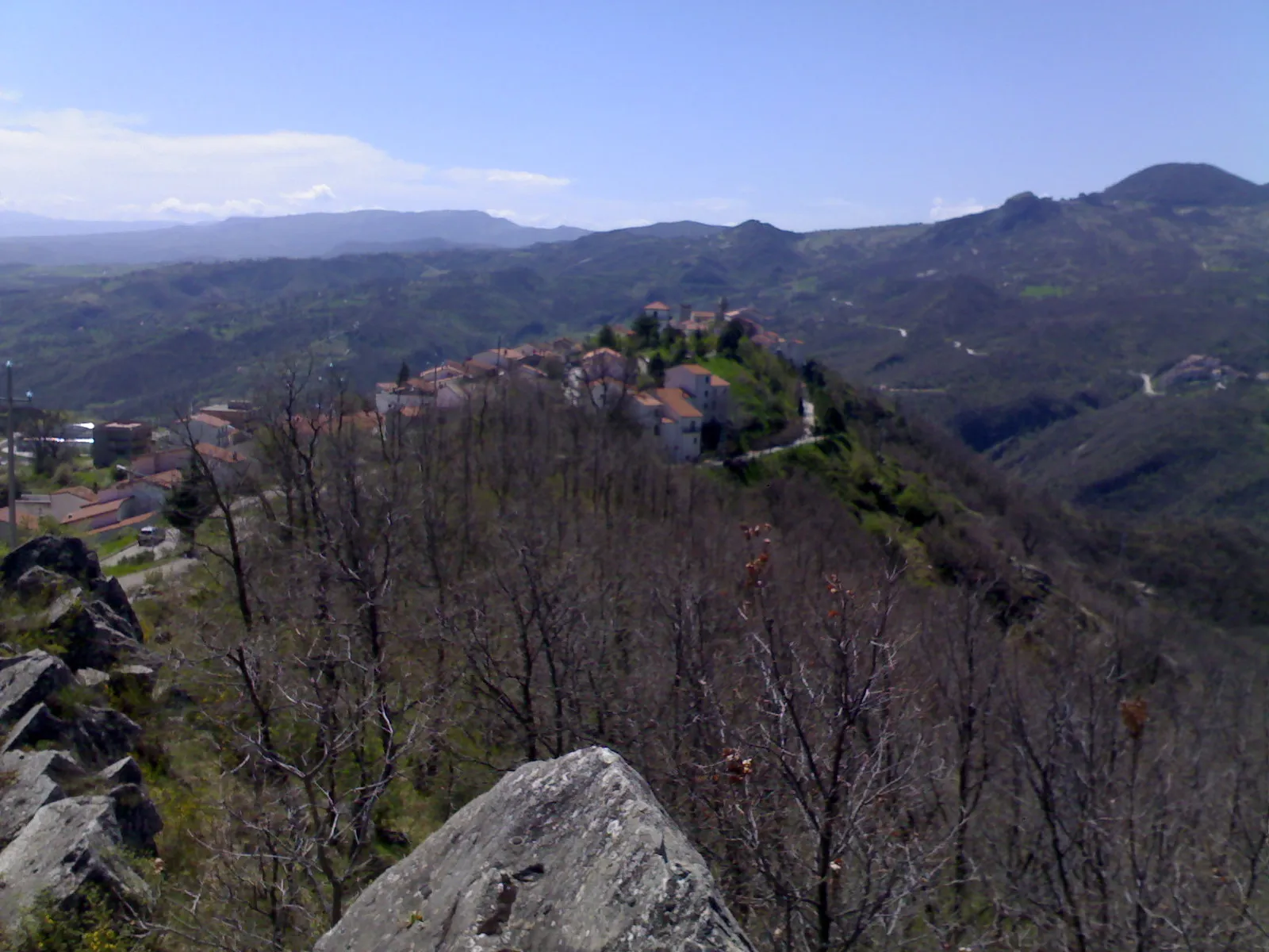 Photo showing: panorama di poggio sannita