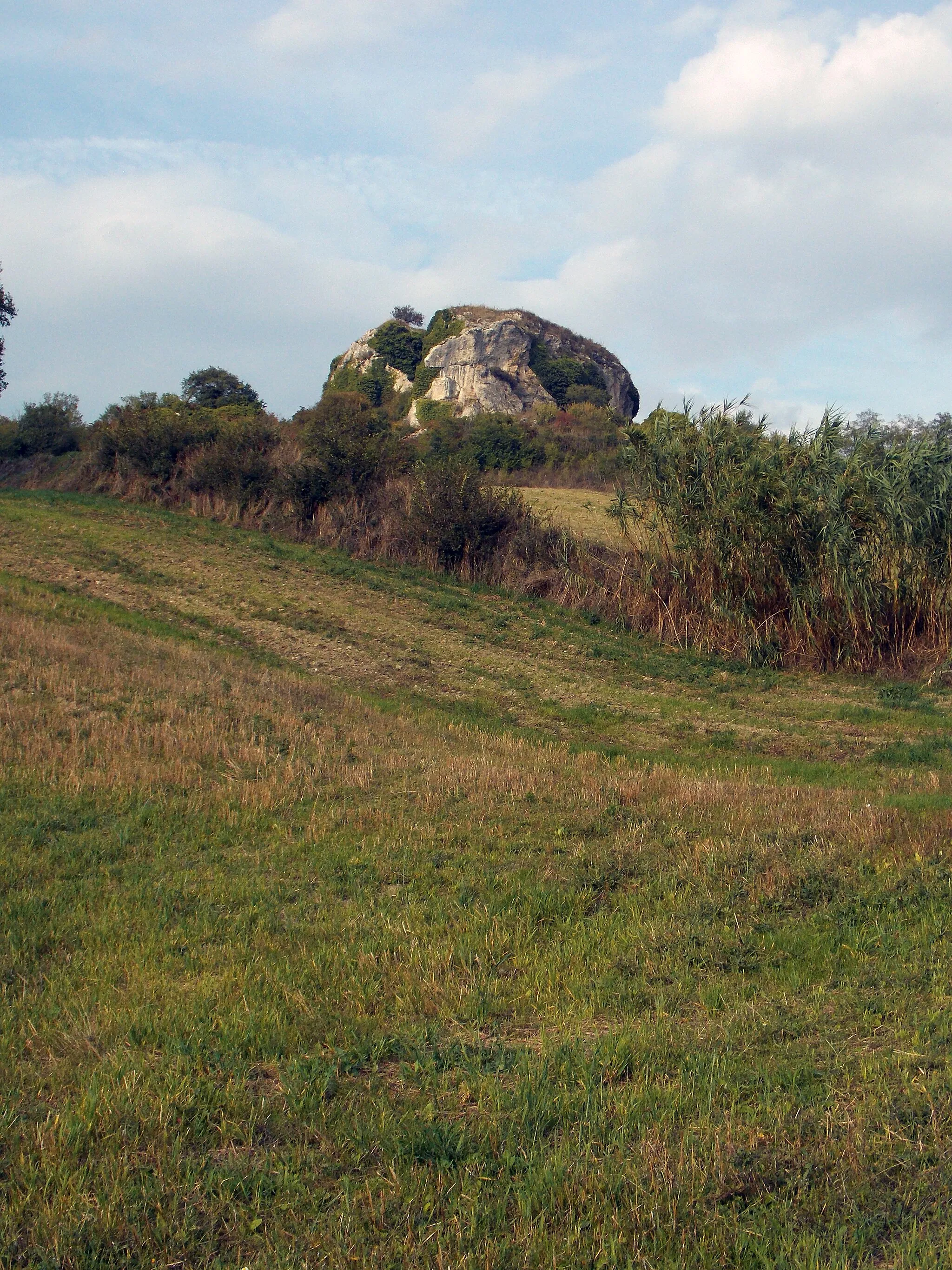 Photo showing: La roccia del Castello di Pietramaggiore nel territorio di San Giorgio La Molara (BN)