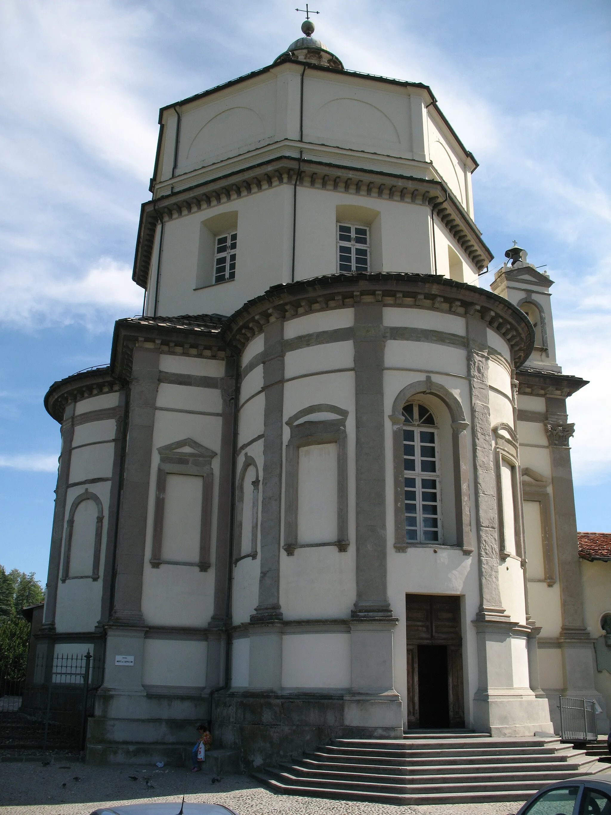 Photo showing: Monte dei Cappuccini, facciata principale della chiesa