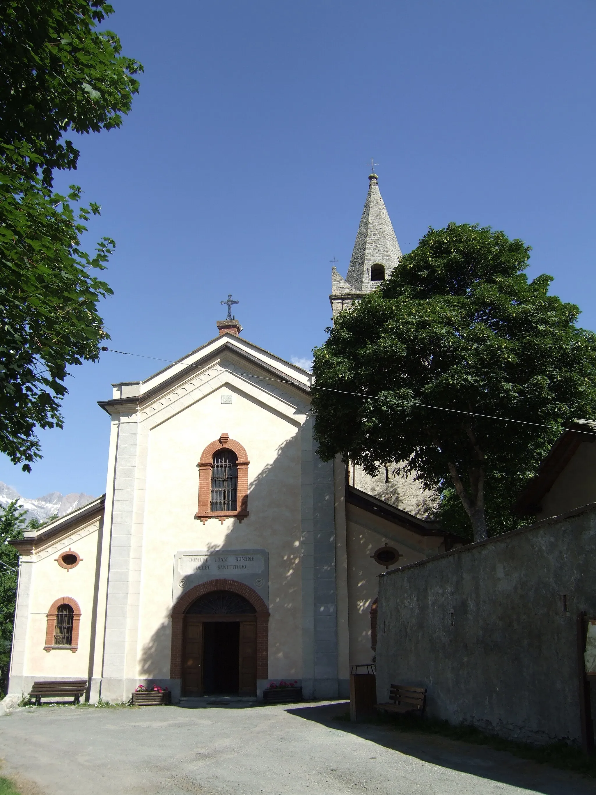 Photo showing: Parish church of St. Andrew in Millaures (Bardonecchia)
