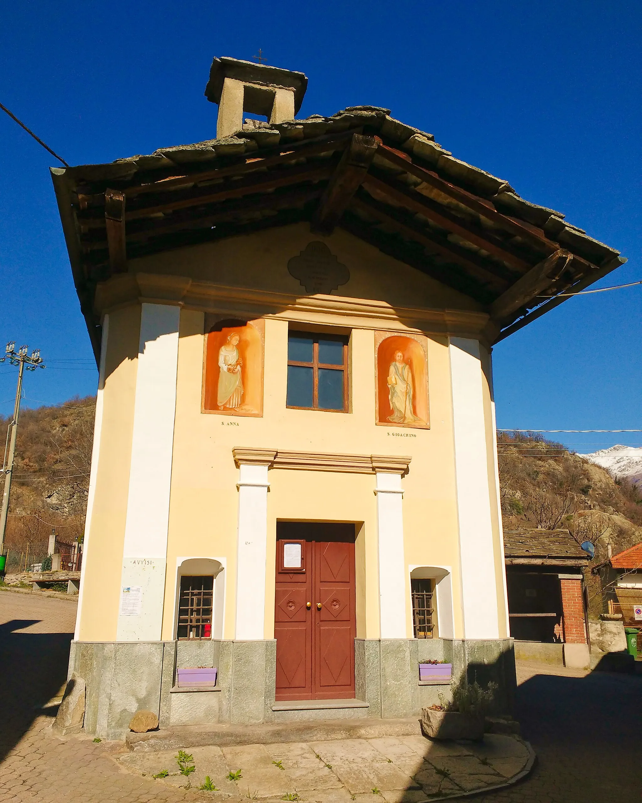 Photo showing: Cappella di Sant'Anna a Villar Focchiardo