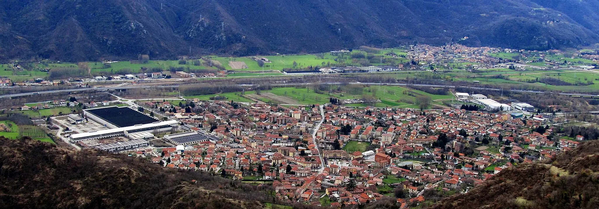 Photo showing: Condove (TO): panorama from truc del Serro