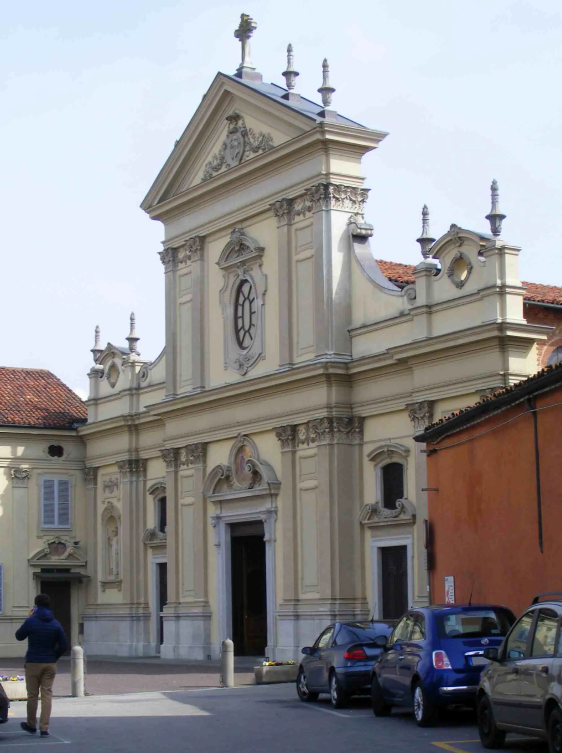 Photo showing: Poirino (TO, Italy): Santa Maria Maggiore parish church