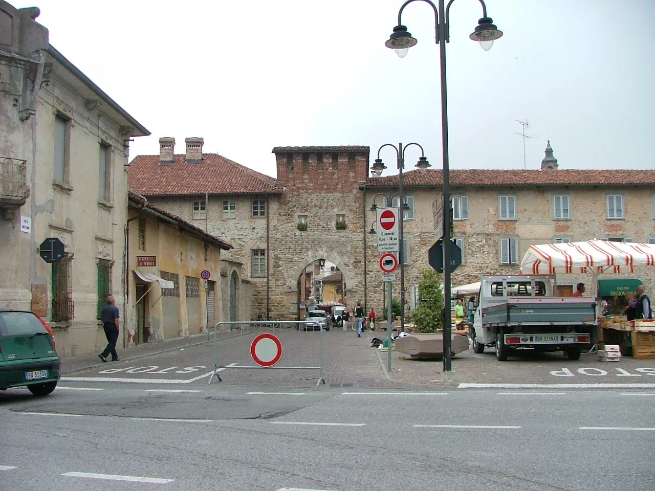 Photo showing: A view of Busca, a town in the province of Cuneo