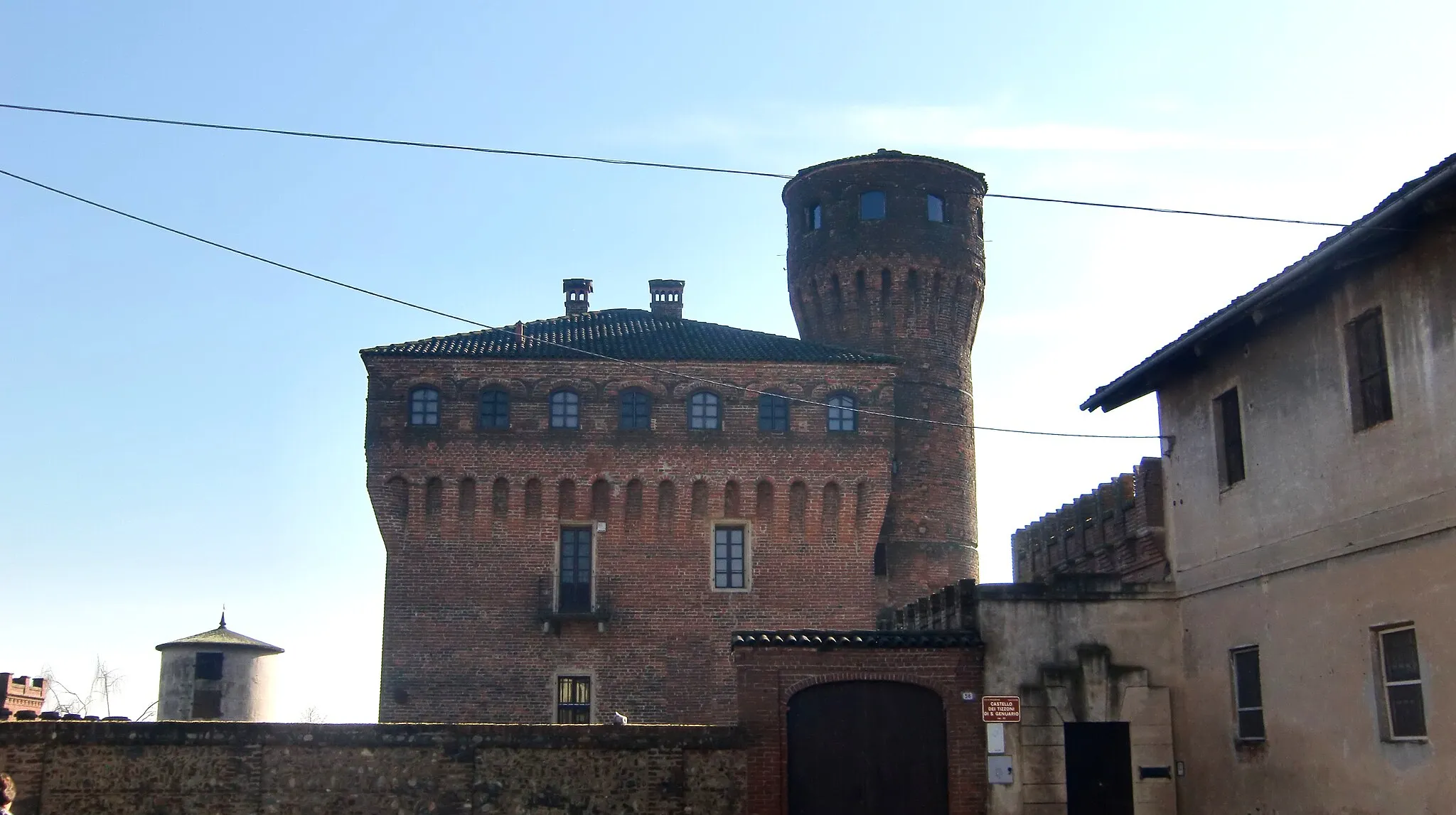 Photo showing: San Genuario (village of the municipality of Crescentino), San Genuario castle, XV century