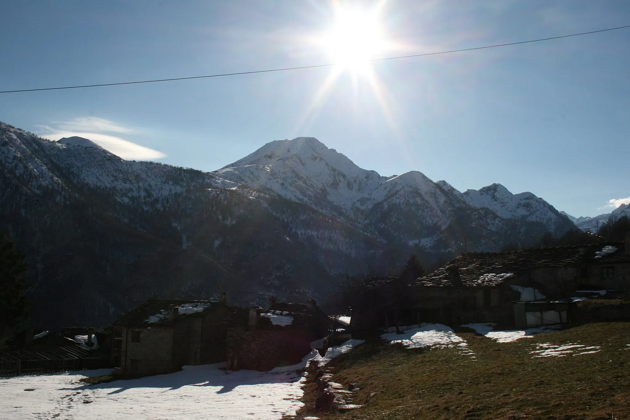 Photo showing: Vonzo e Monte Doubia