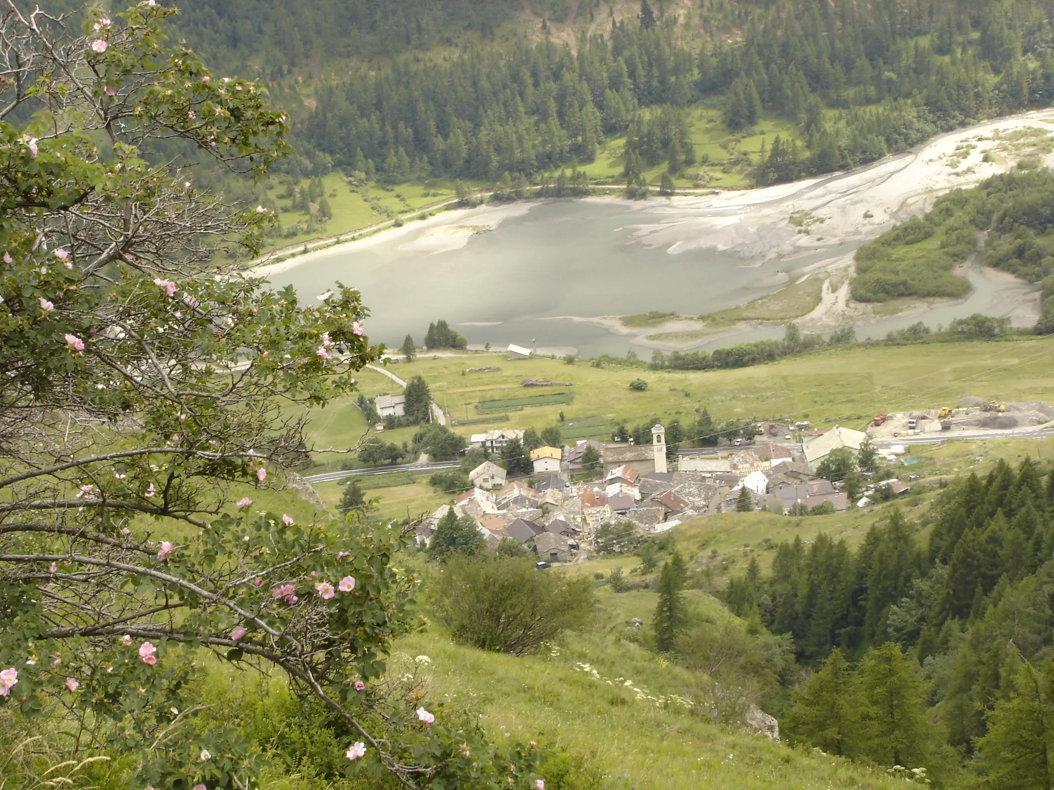 Photo showing: Le hameau de Pourrières, à Usseaux (Piémont)