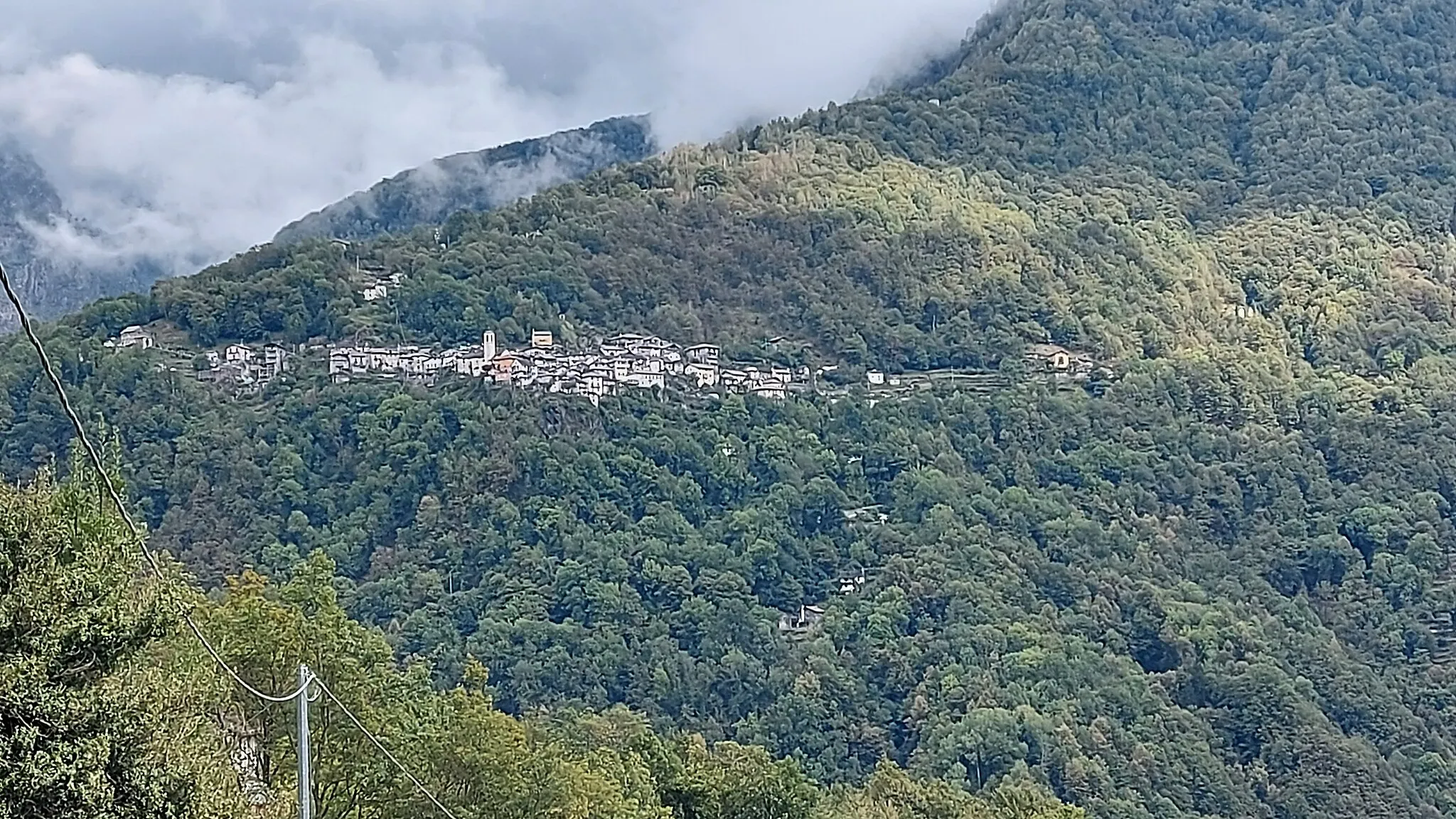 Photo showing: Panorama di Spoccia da "La valle"
